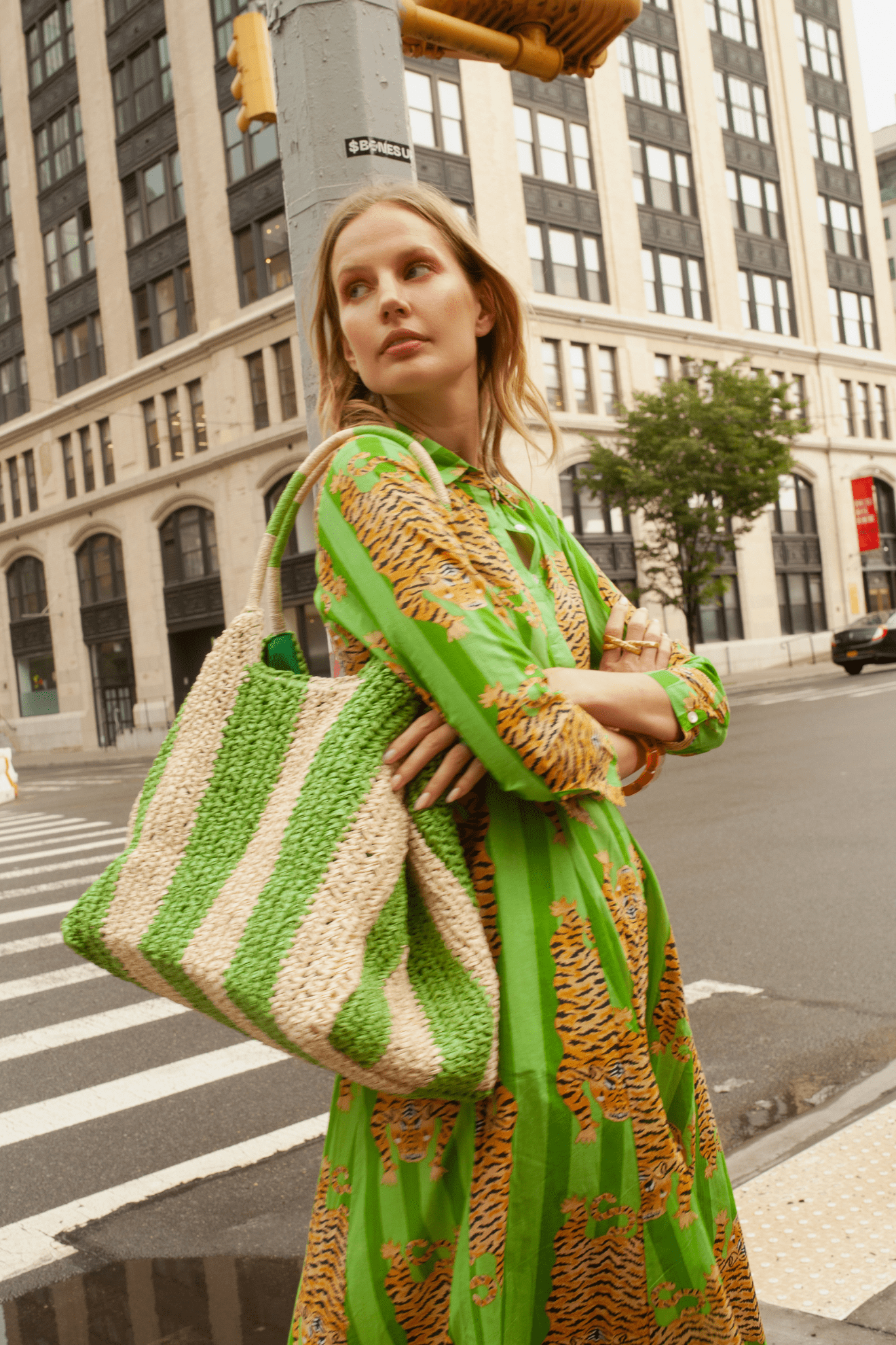 Luciana Tibet Dress Green