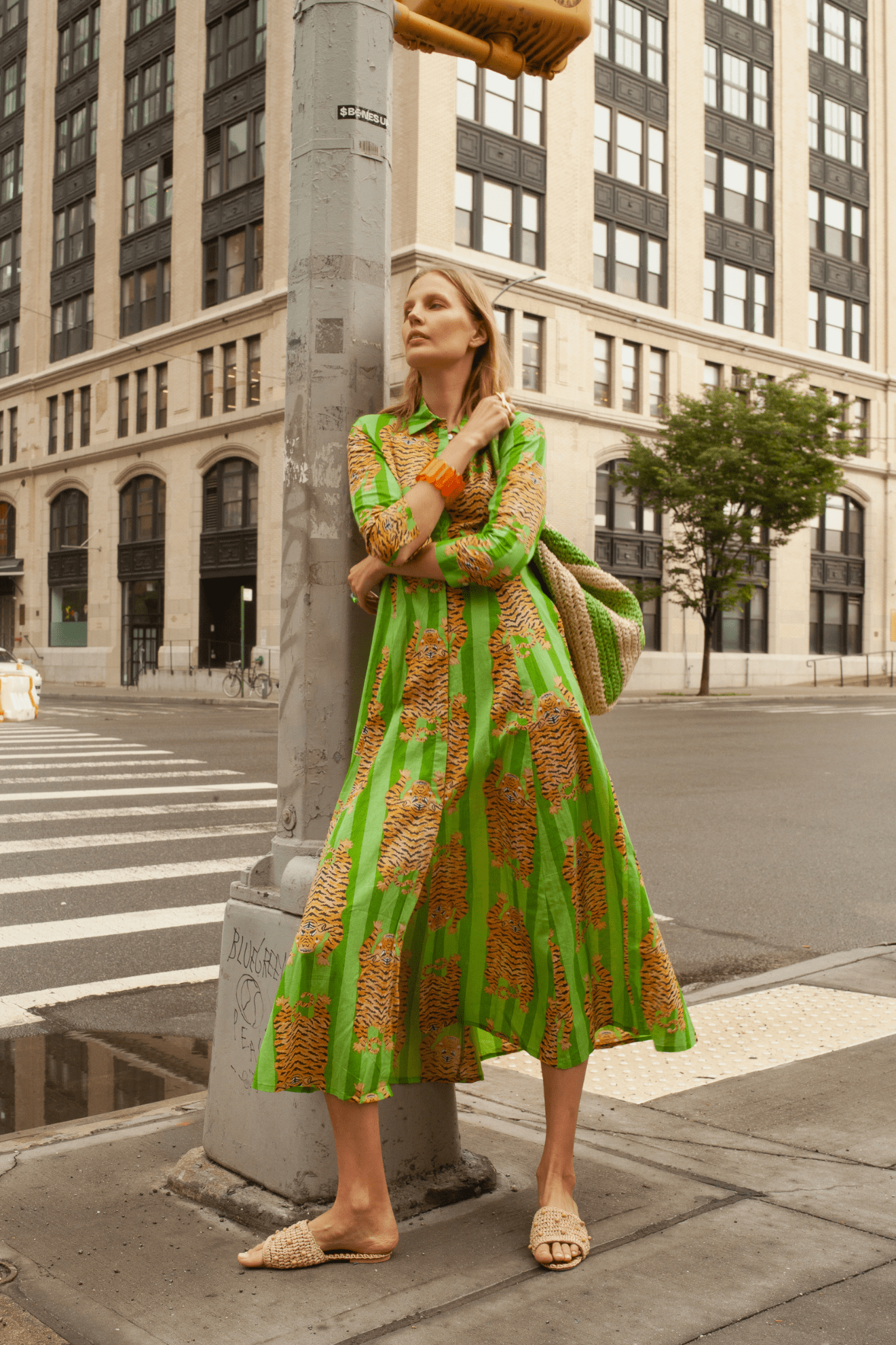 Luciana Tibet Dress Green