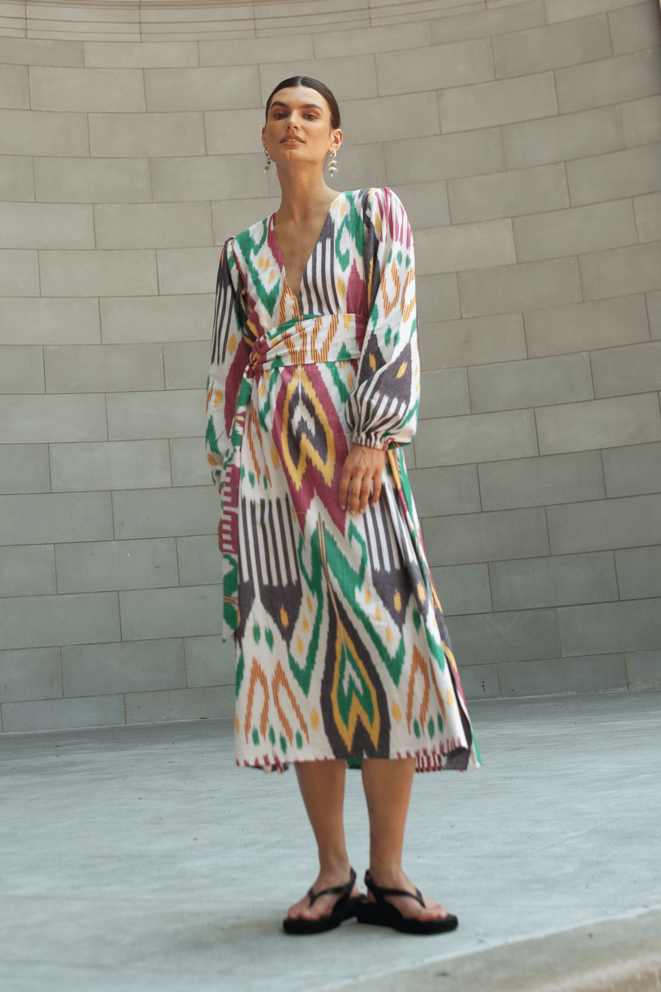 Atira Ikat Dress Multi