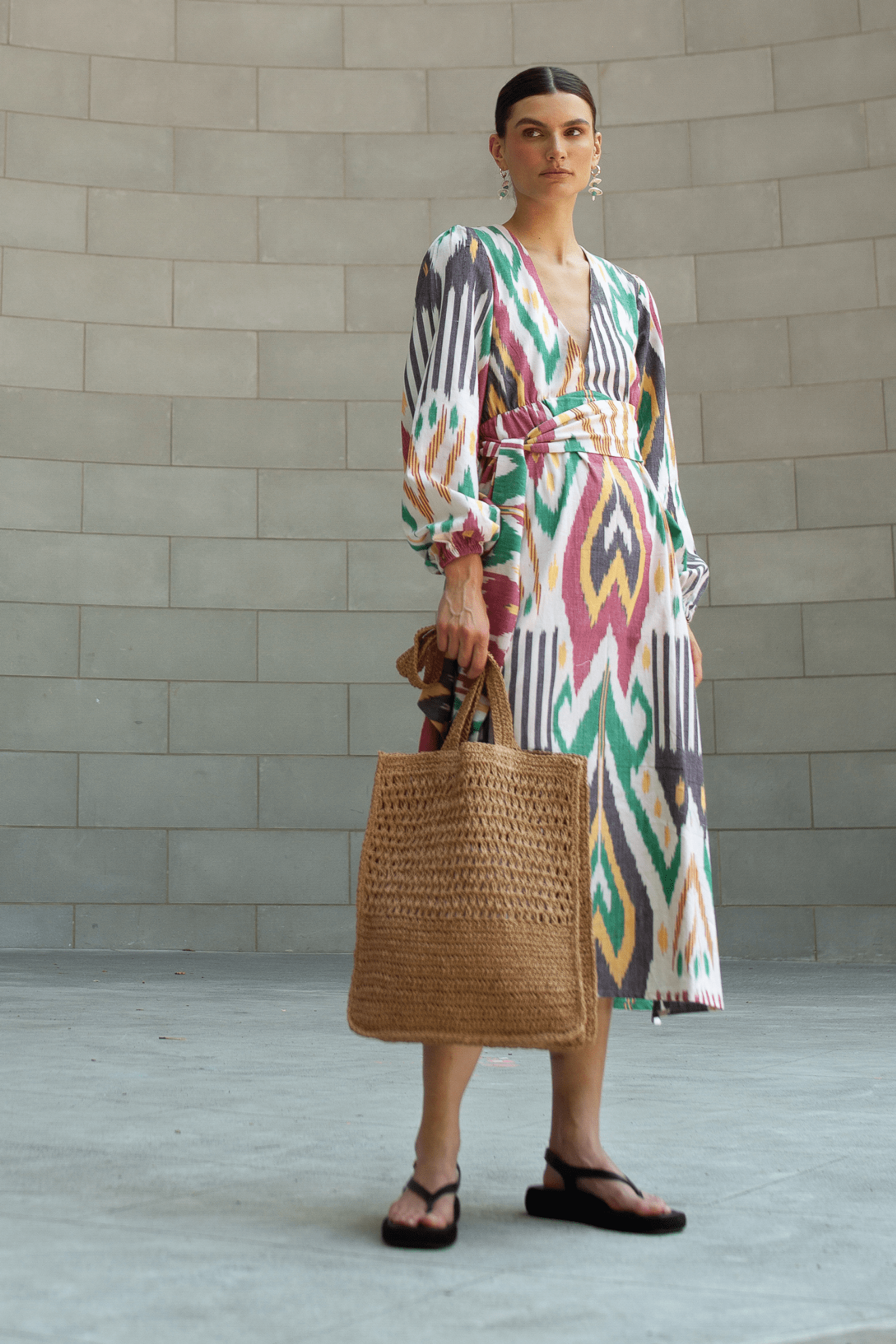 Atira Ikat Dress Multi