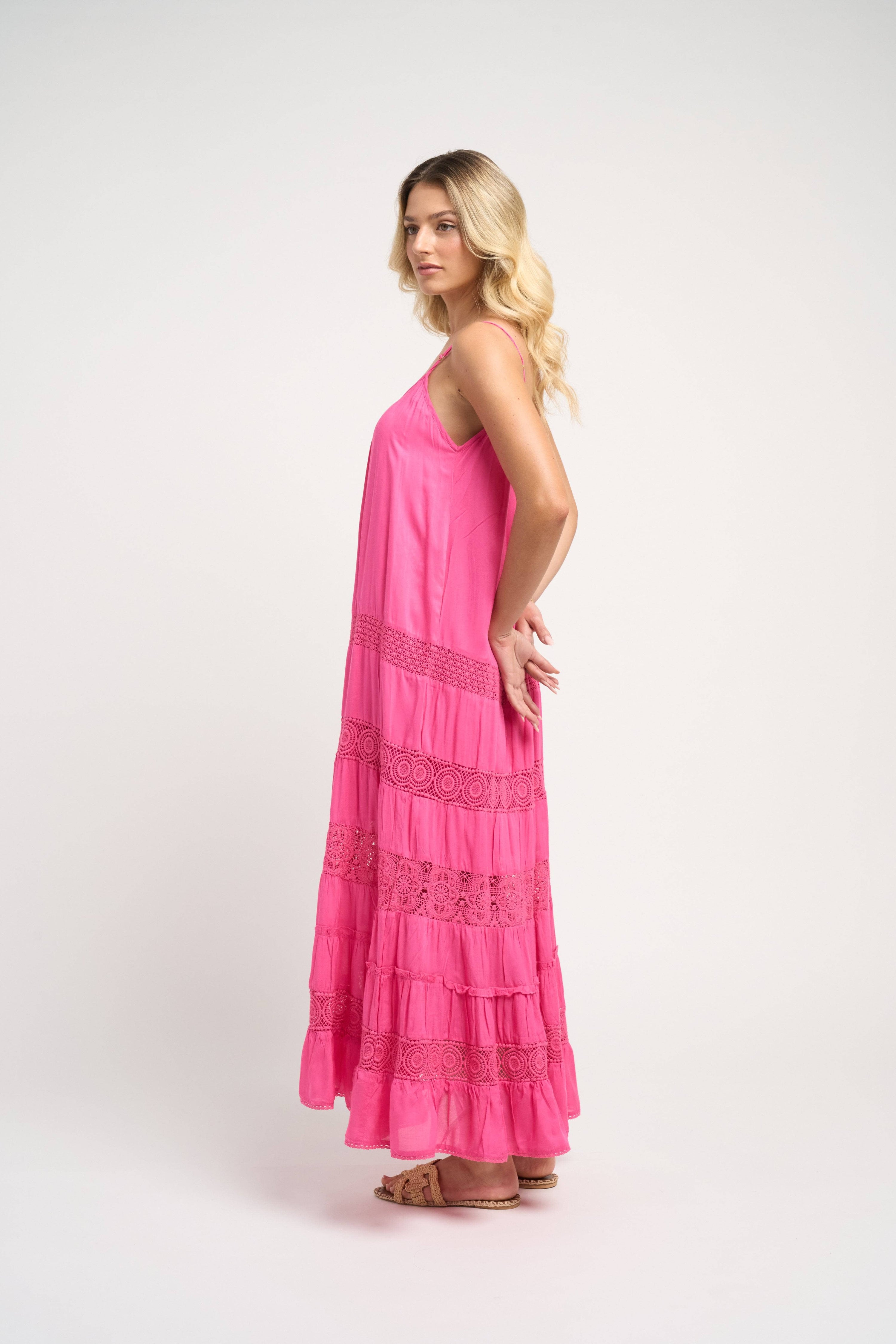Paola Dress Fuchsia