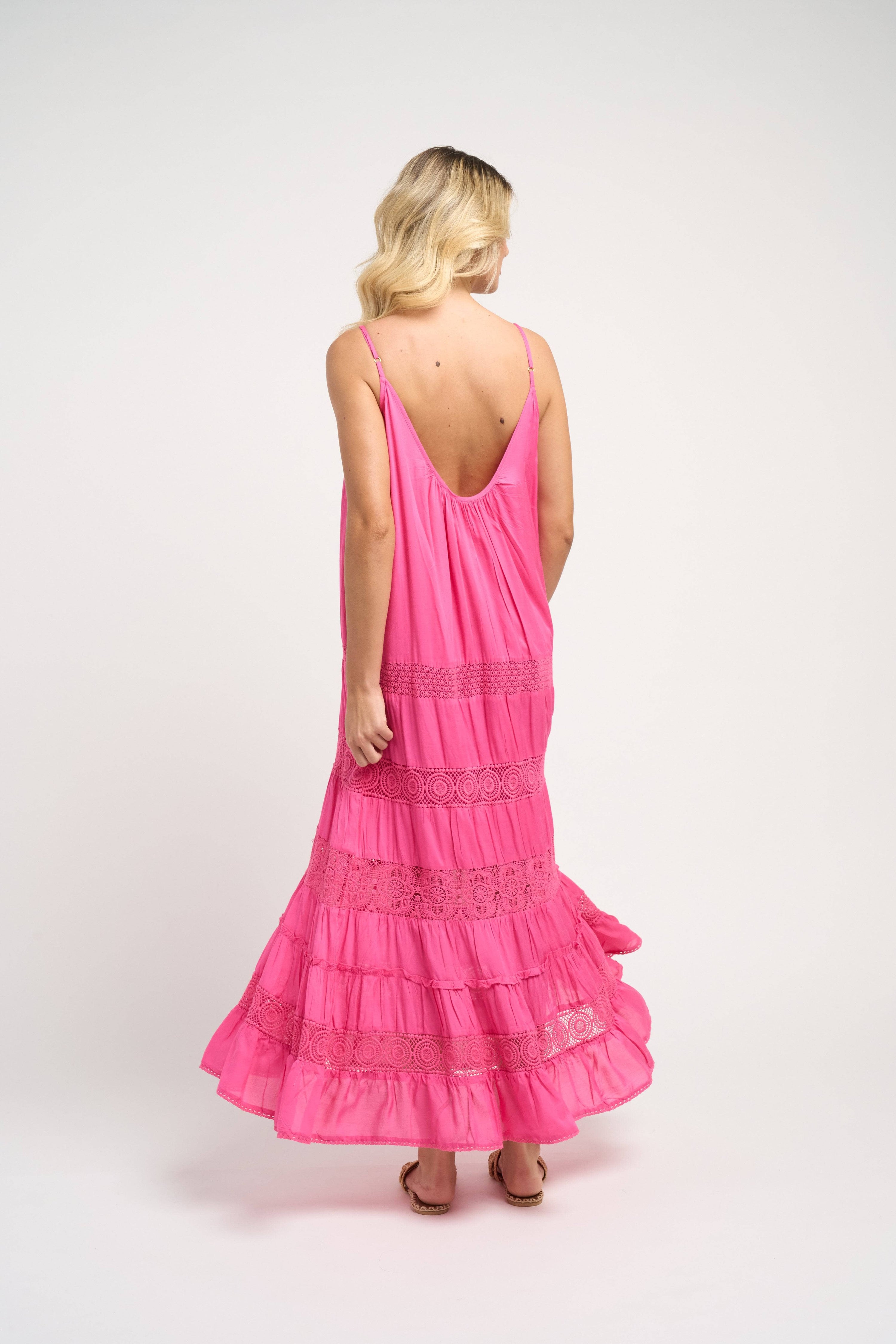 Paola Dress Fuchsia