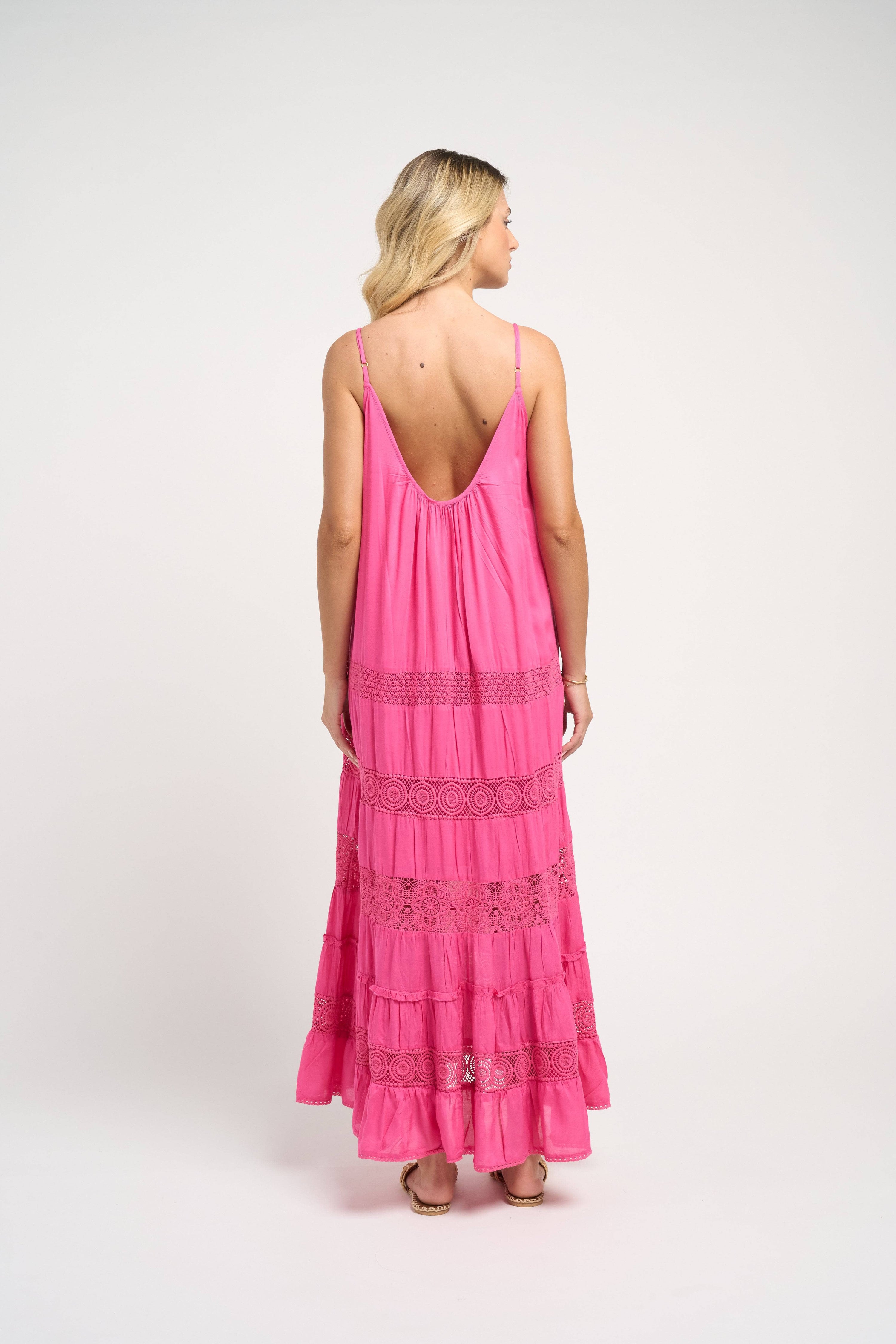 Paola Dress Fuchsia