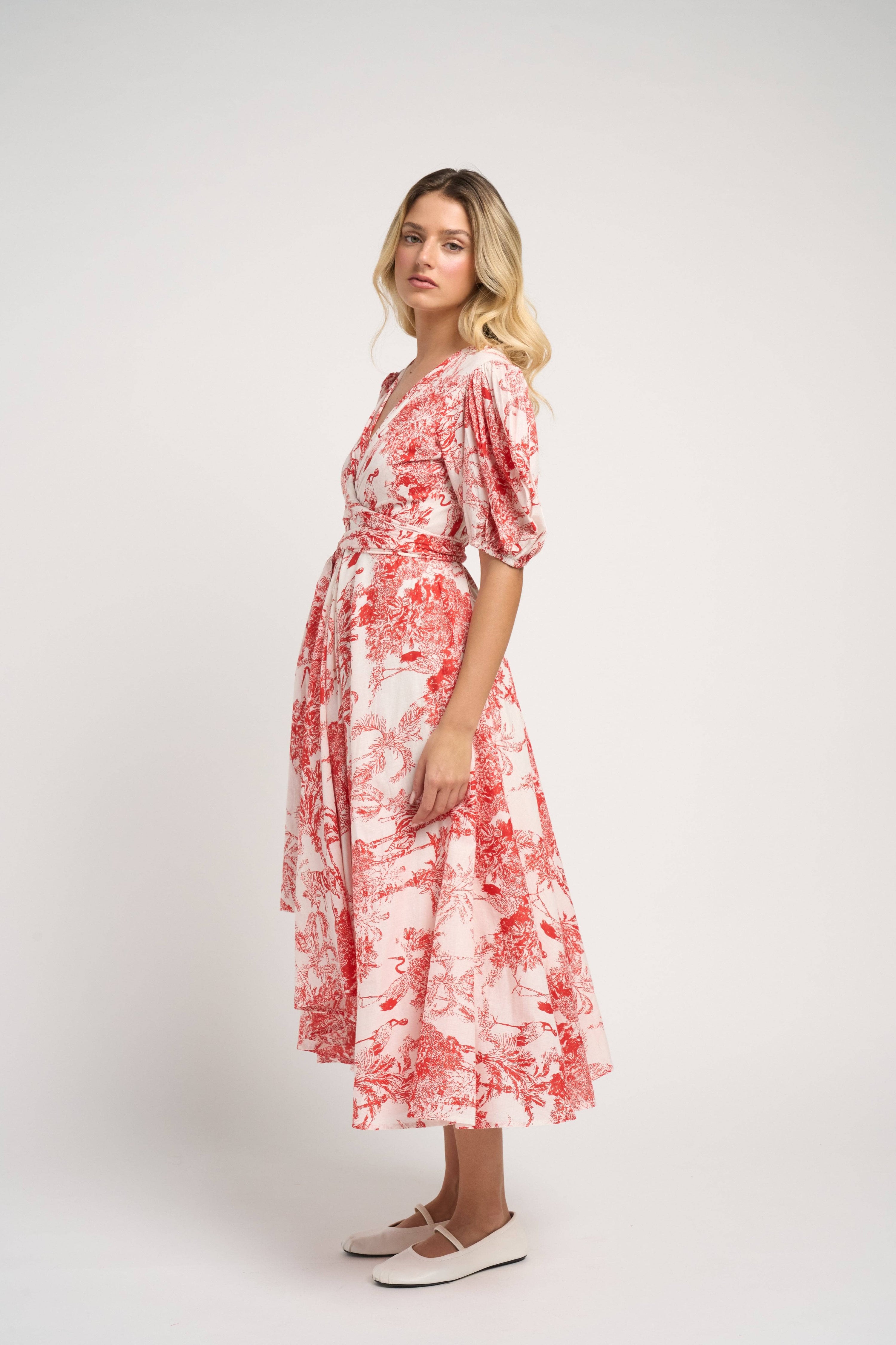 Monica Dress Red