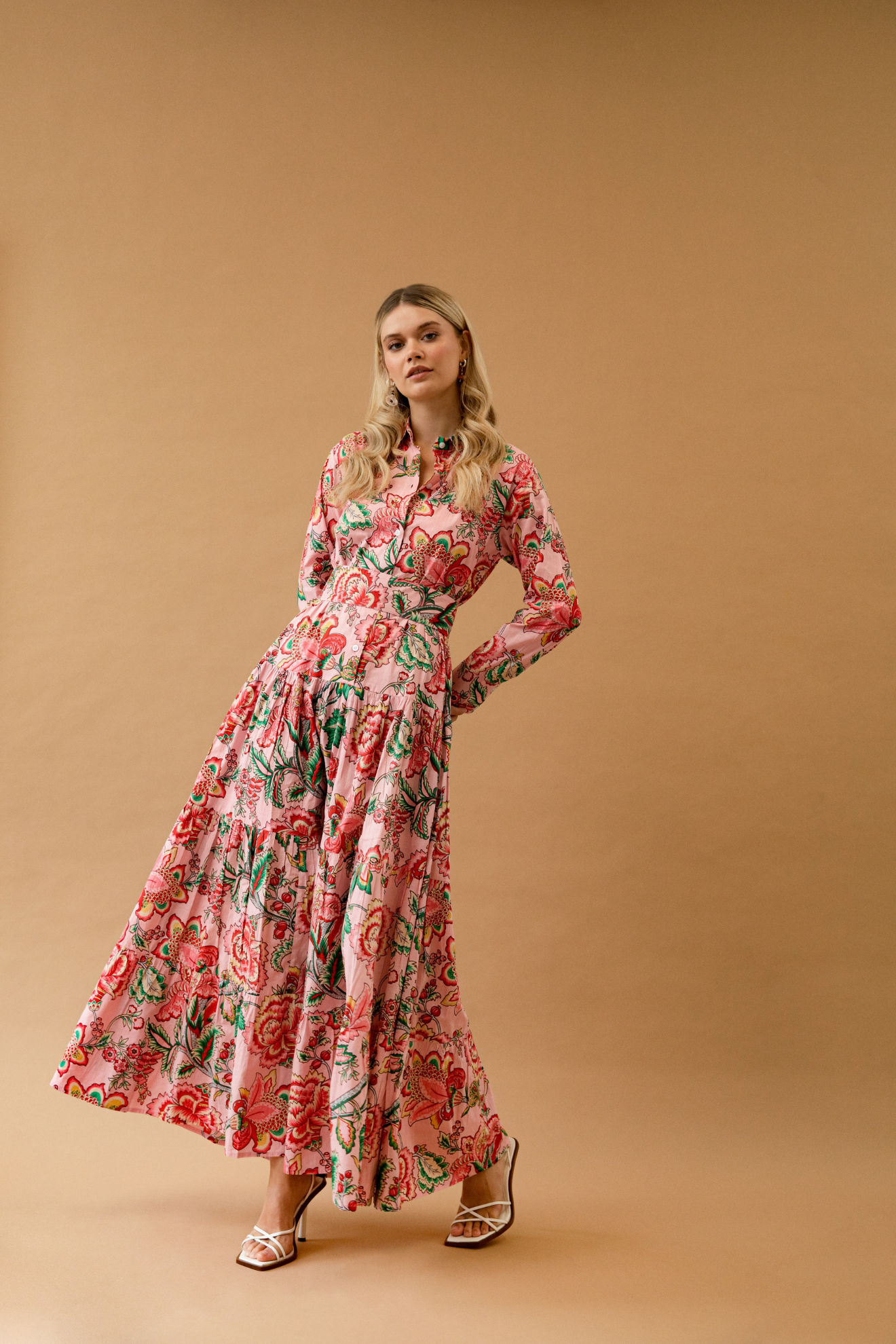 Meredith Peony Dress Pink