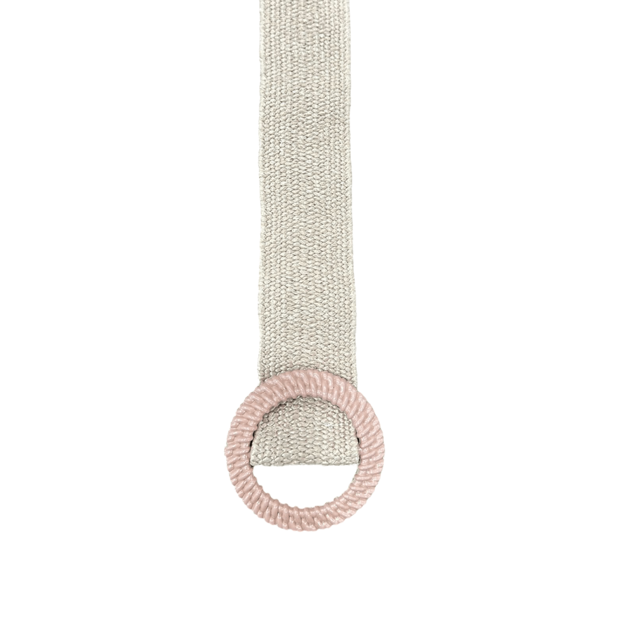 Rafia Circle Buckle Belt