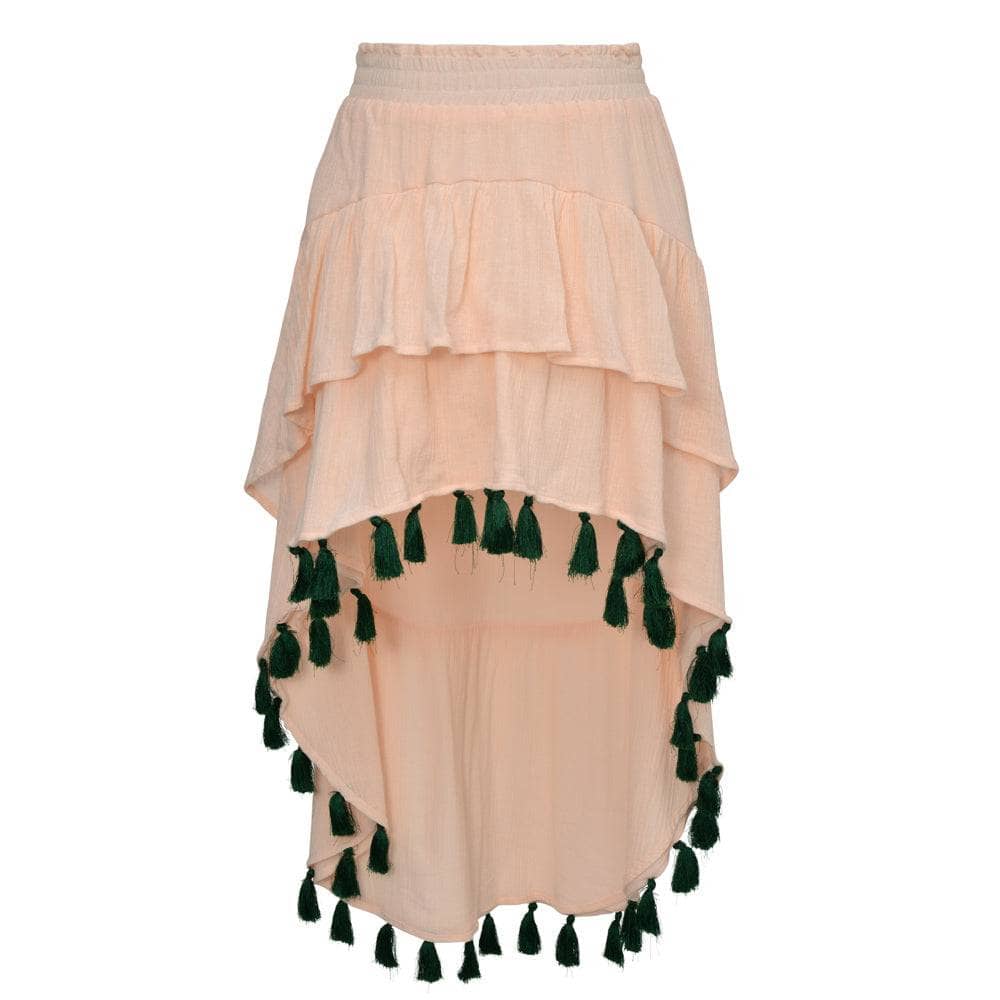 Angelie High Low Skirt Peach