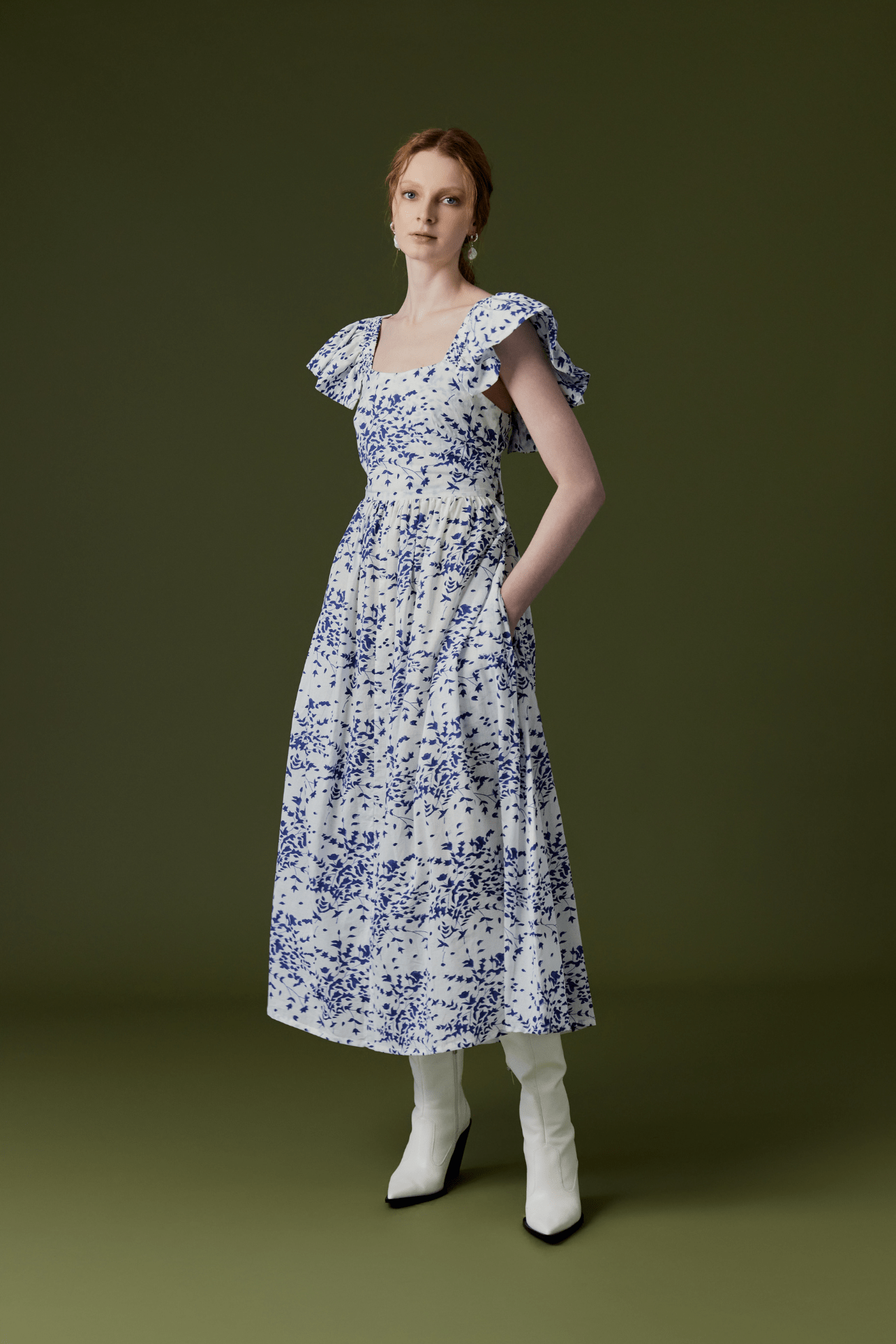 Emma Dress Blue