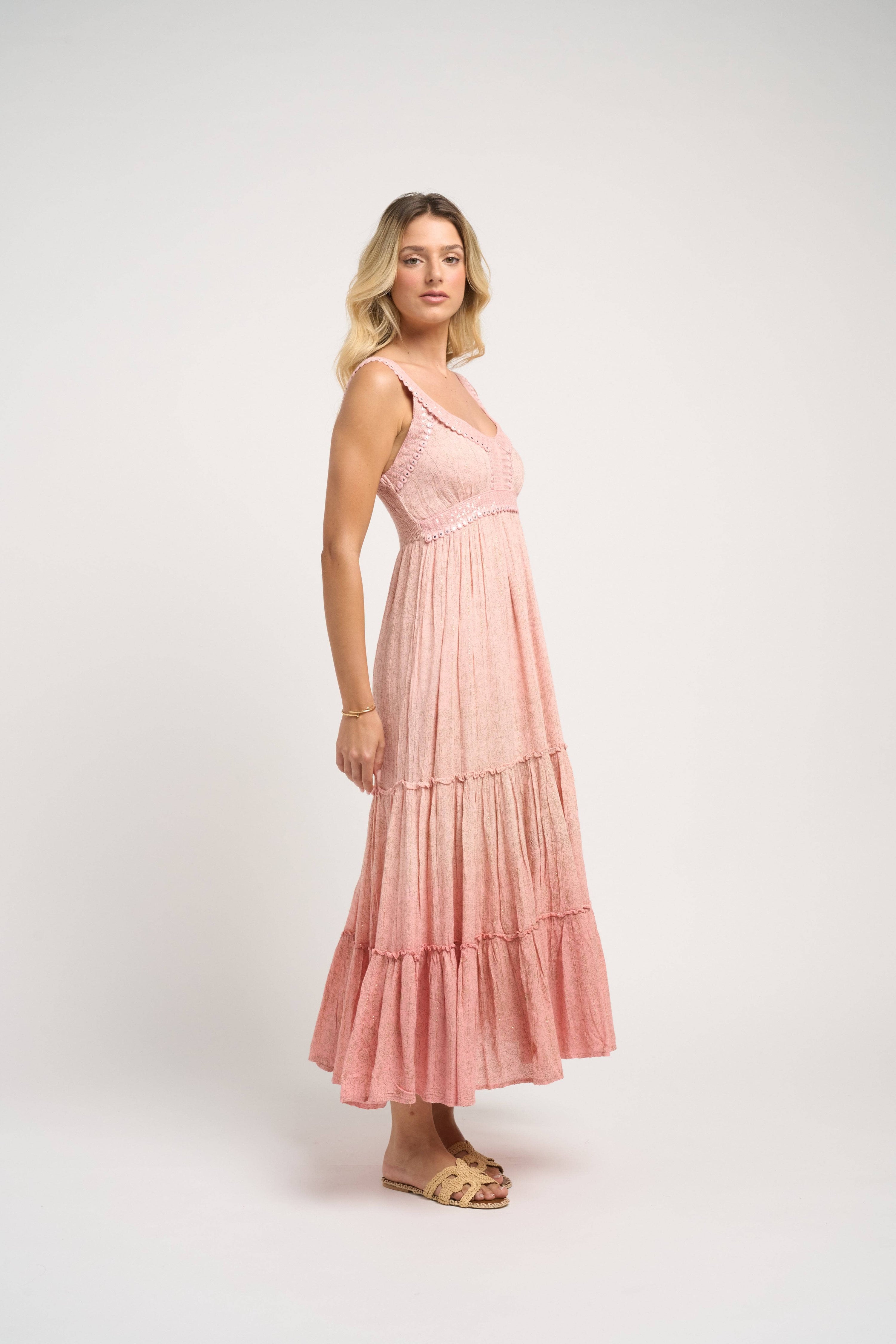 Lotus Dress Pink