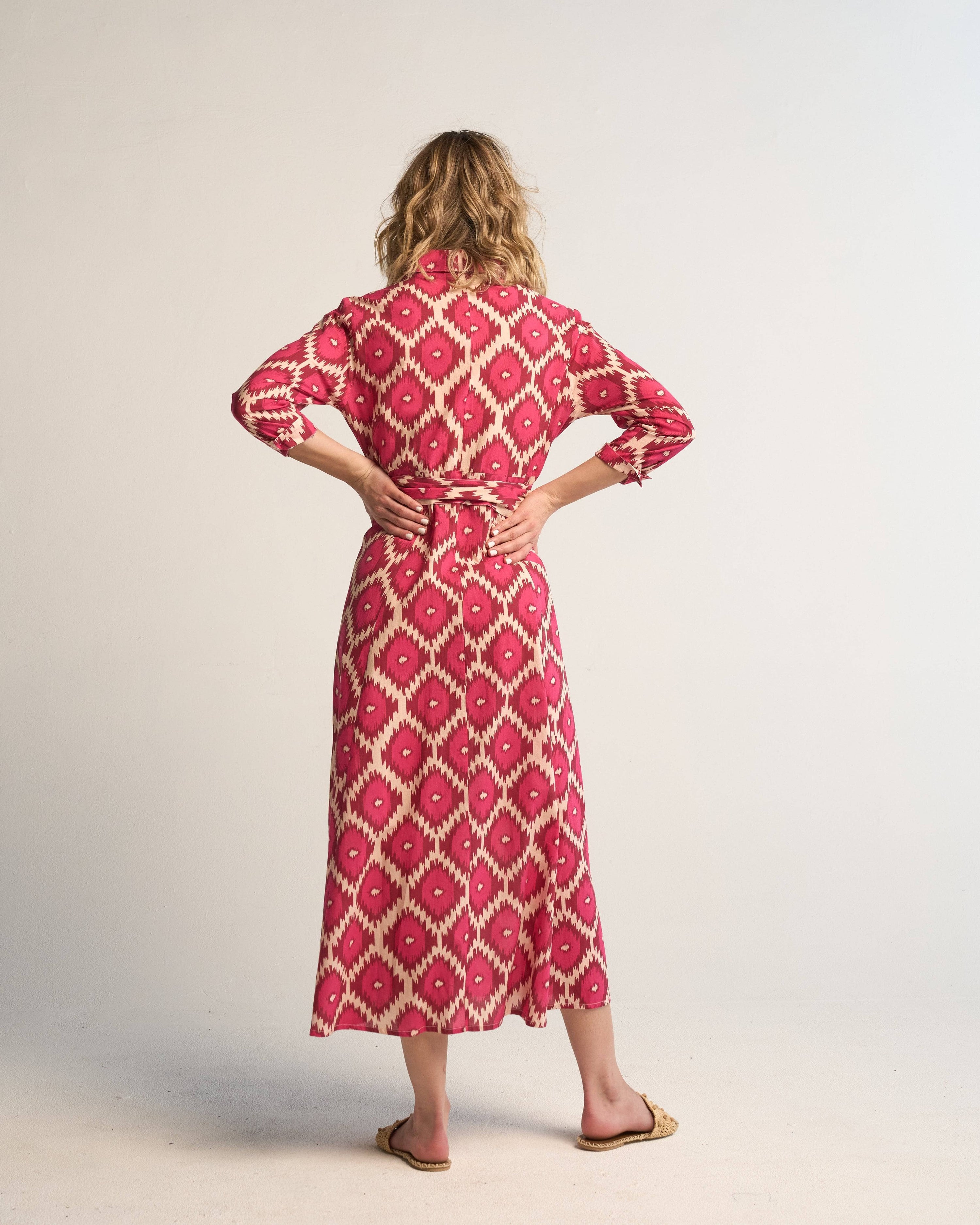 Luciana Ikat Multi Pink
