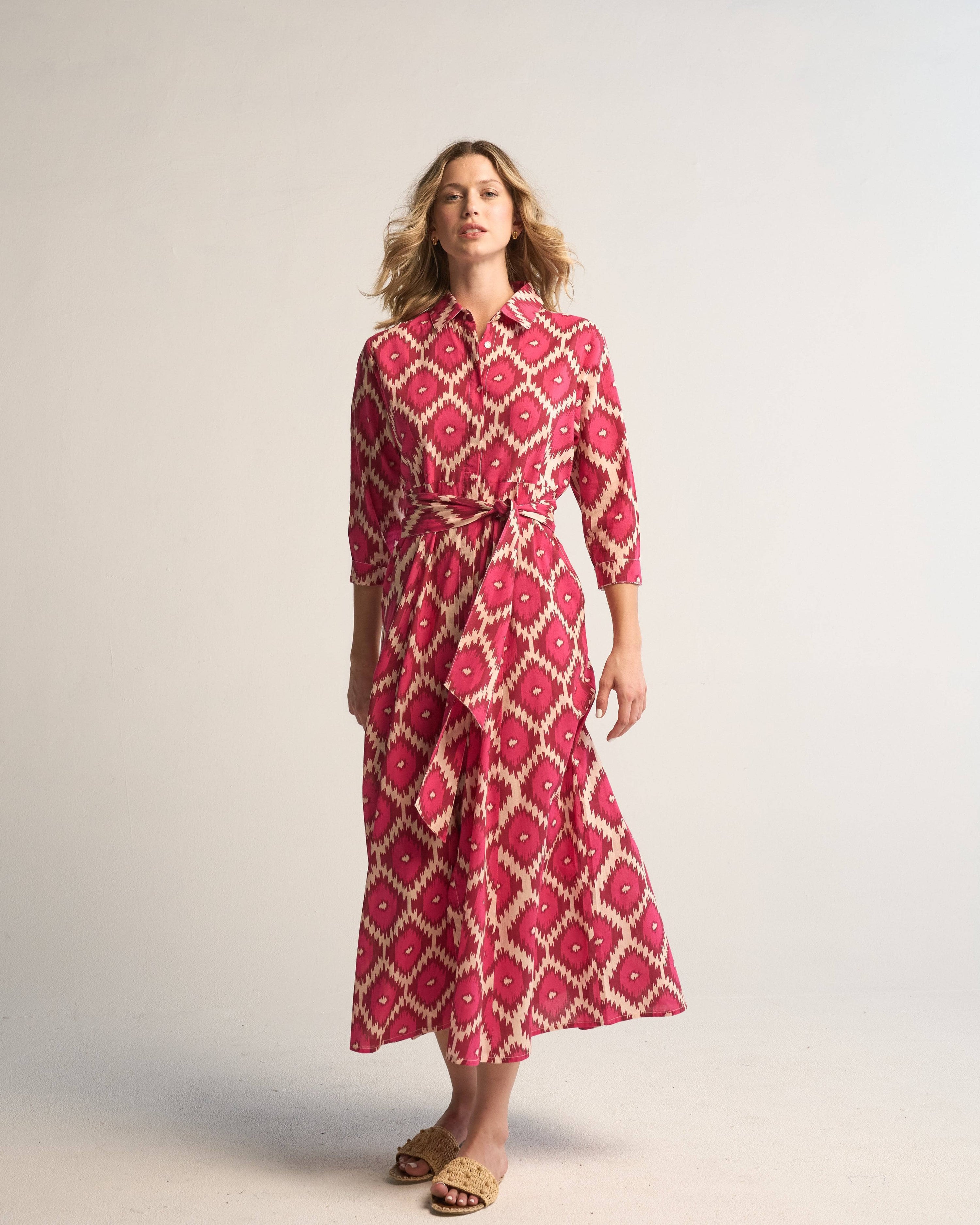 Luciana Ikat Multi Pink