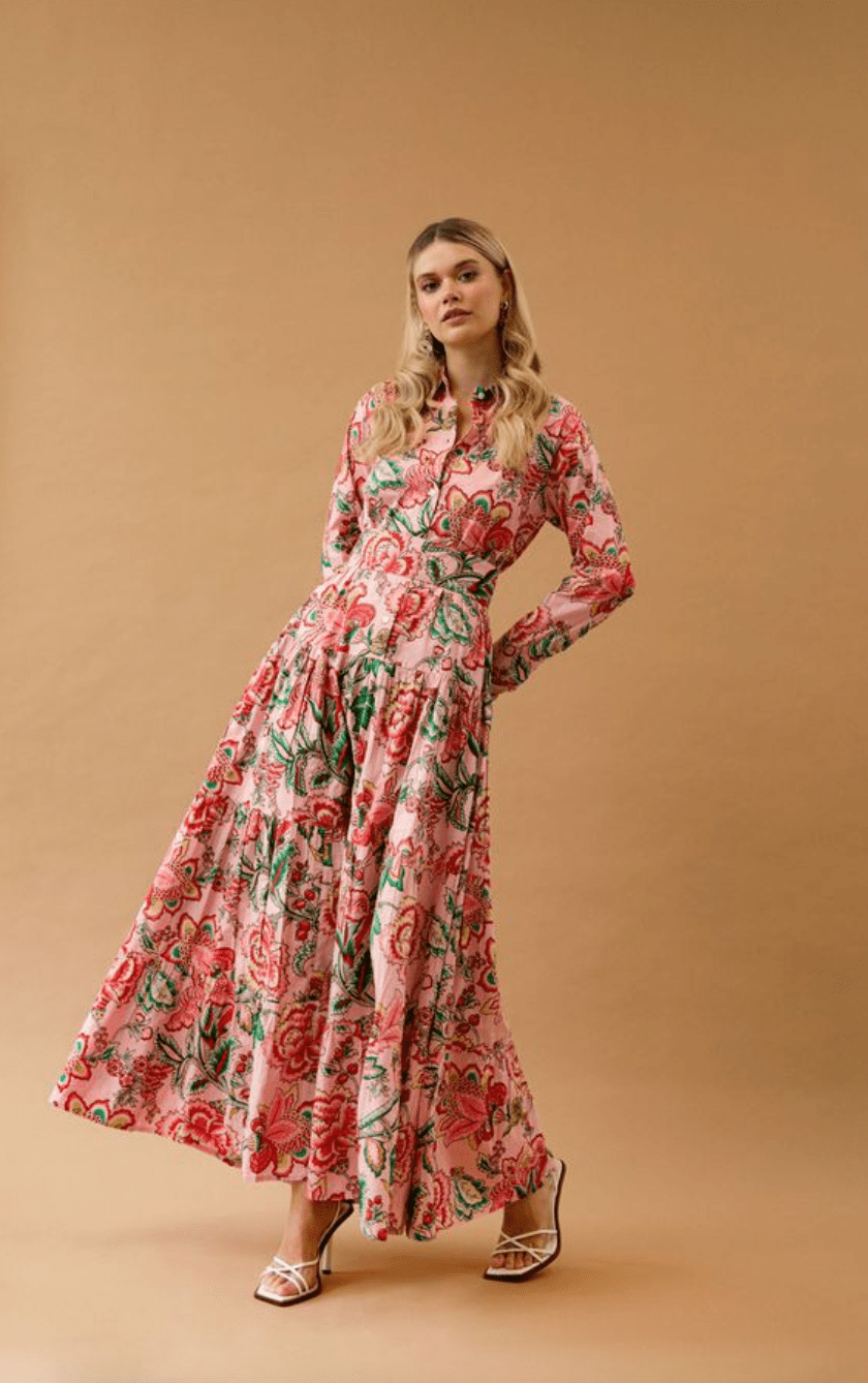 Meredith Peony Dress Pink