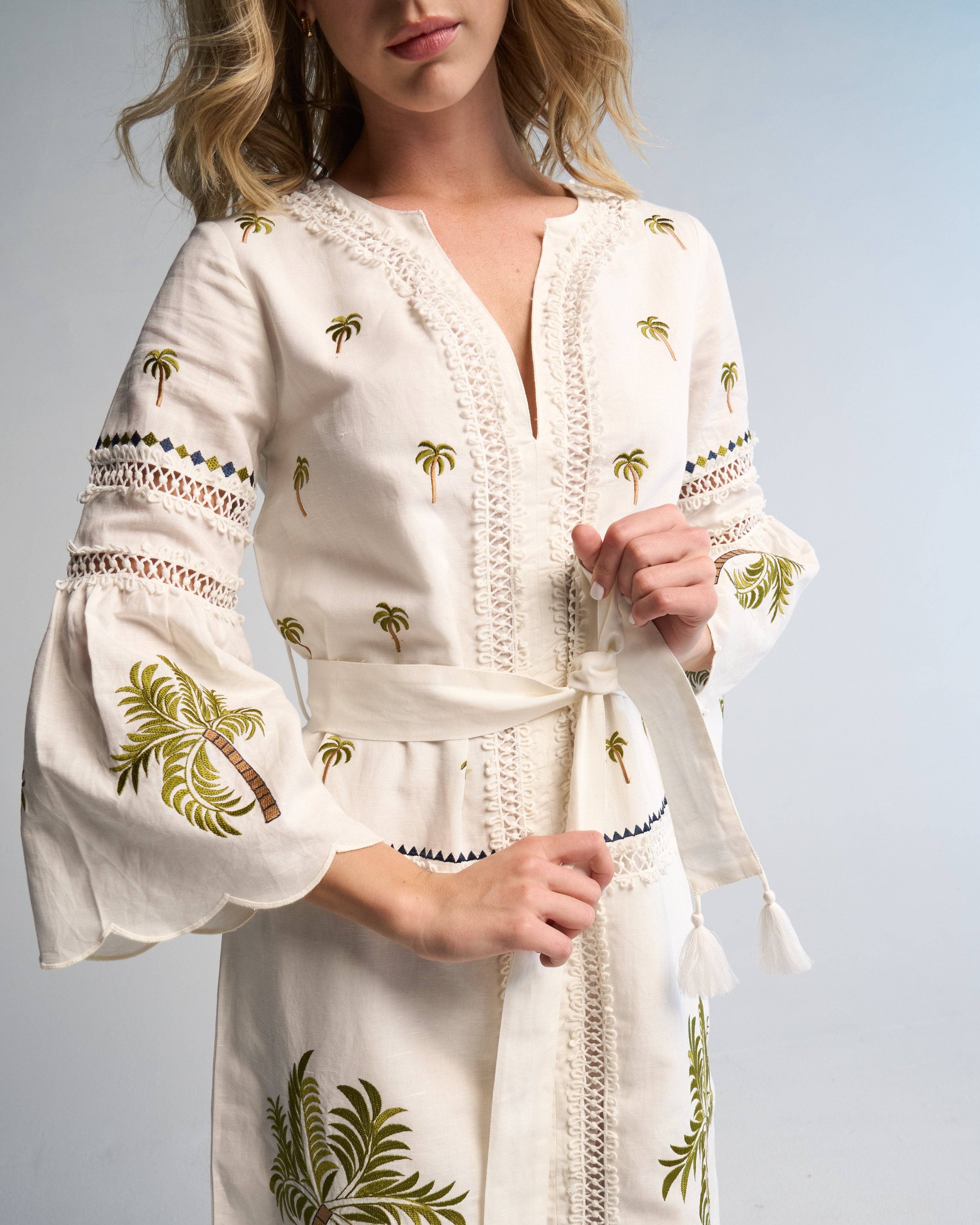 Tania Palm Dress