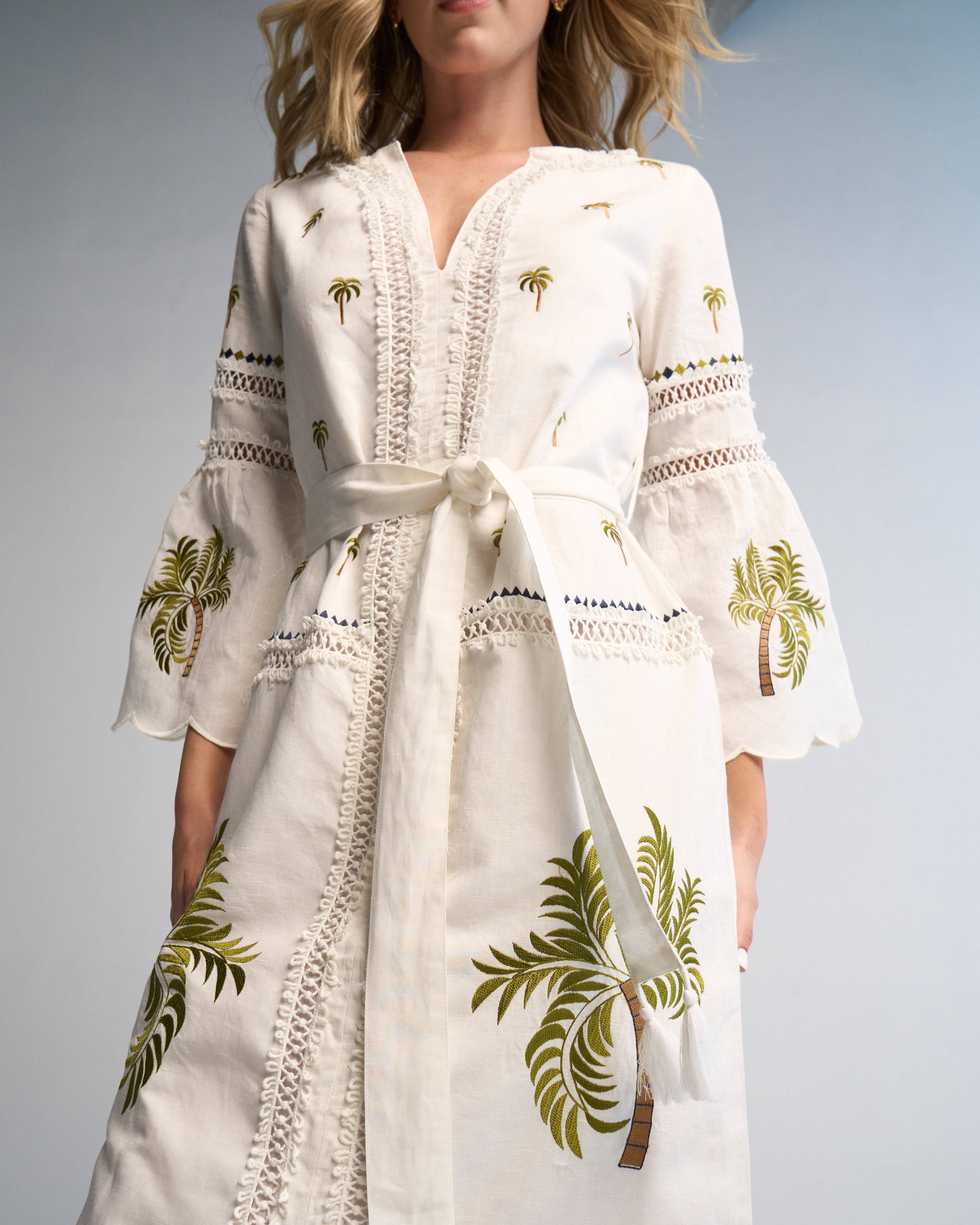 Tania Palm Dress