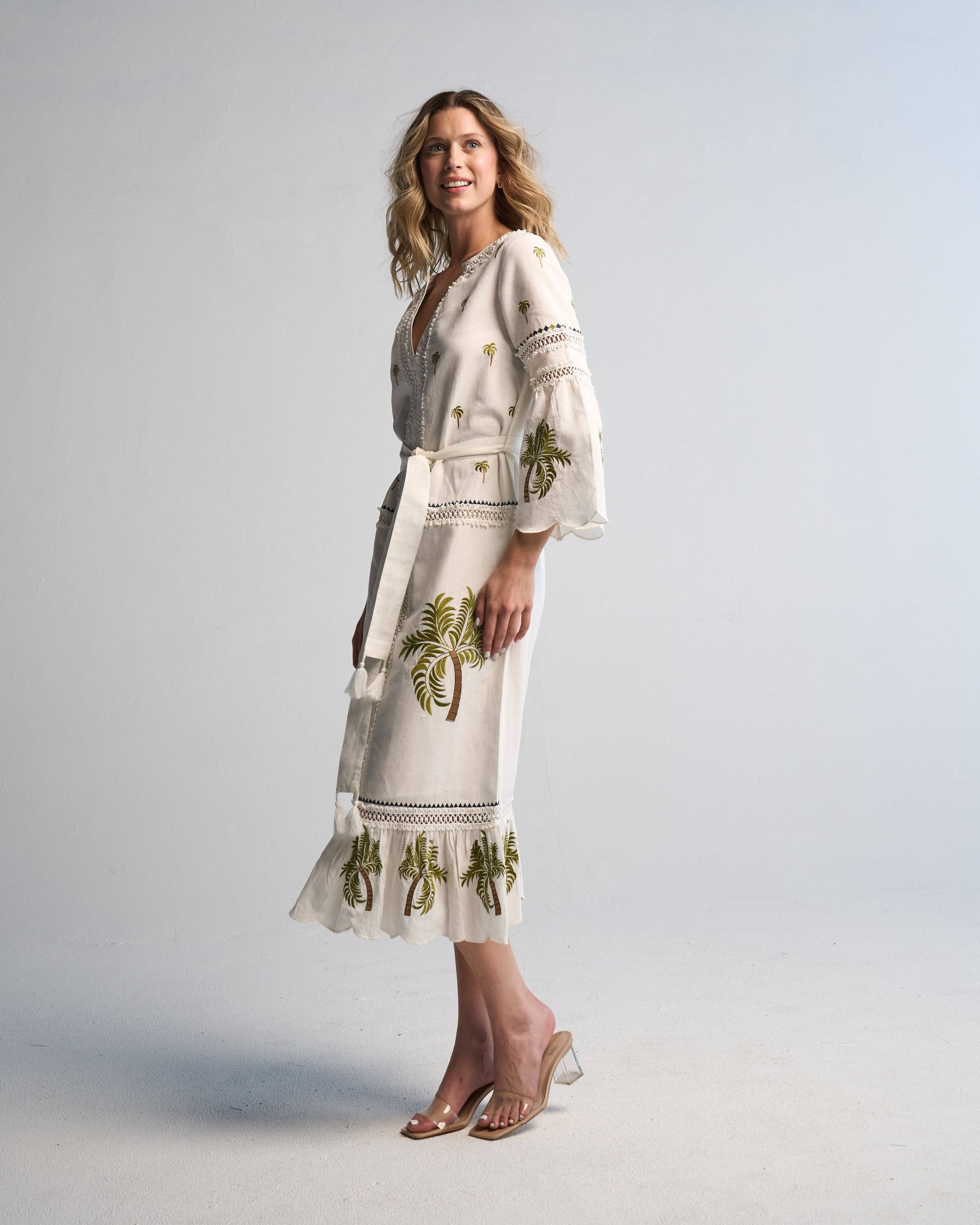 Tania Palm Dress