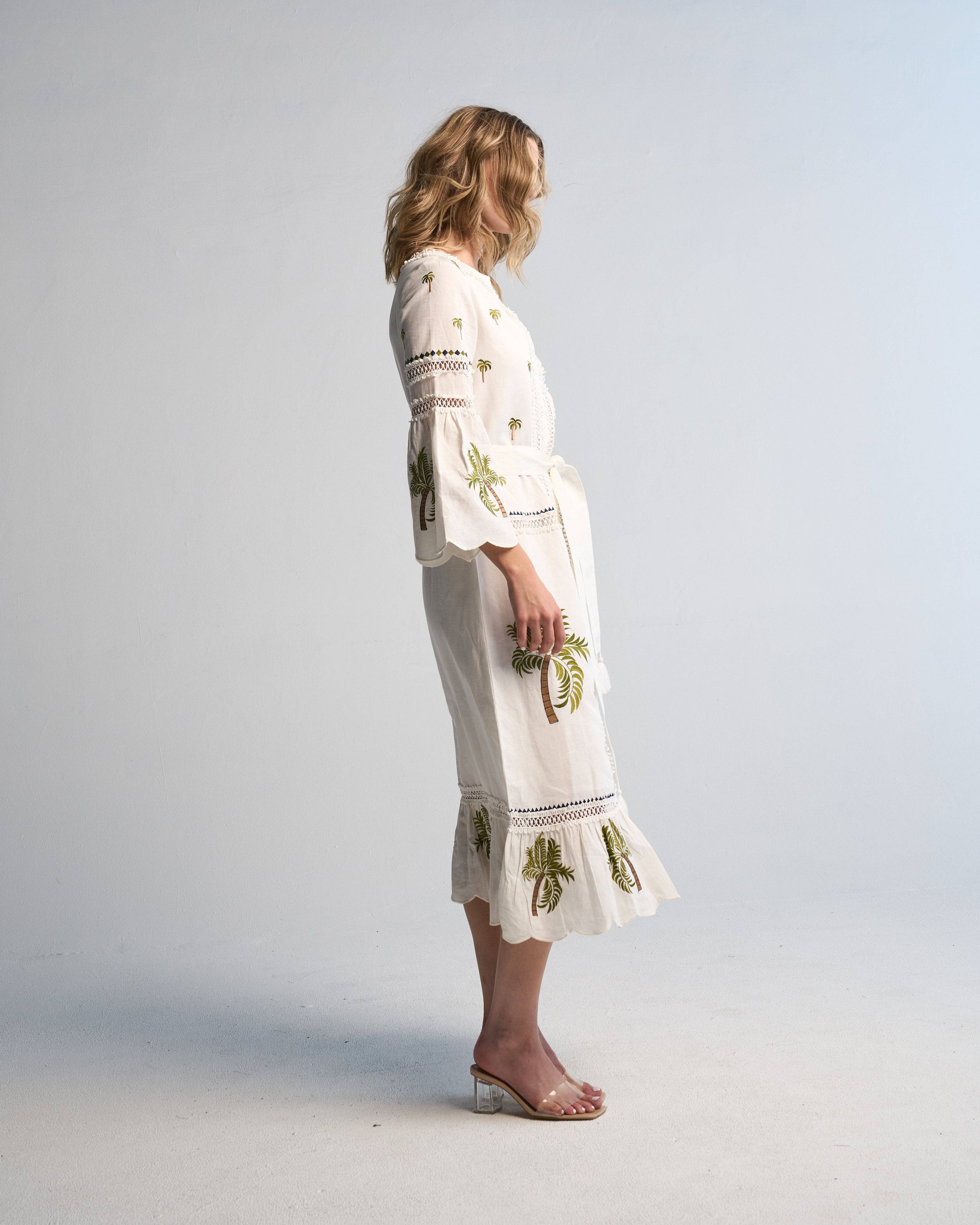 Tania Palm Dress