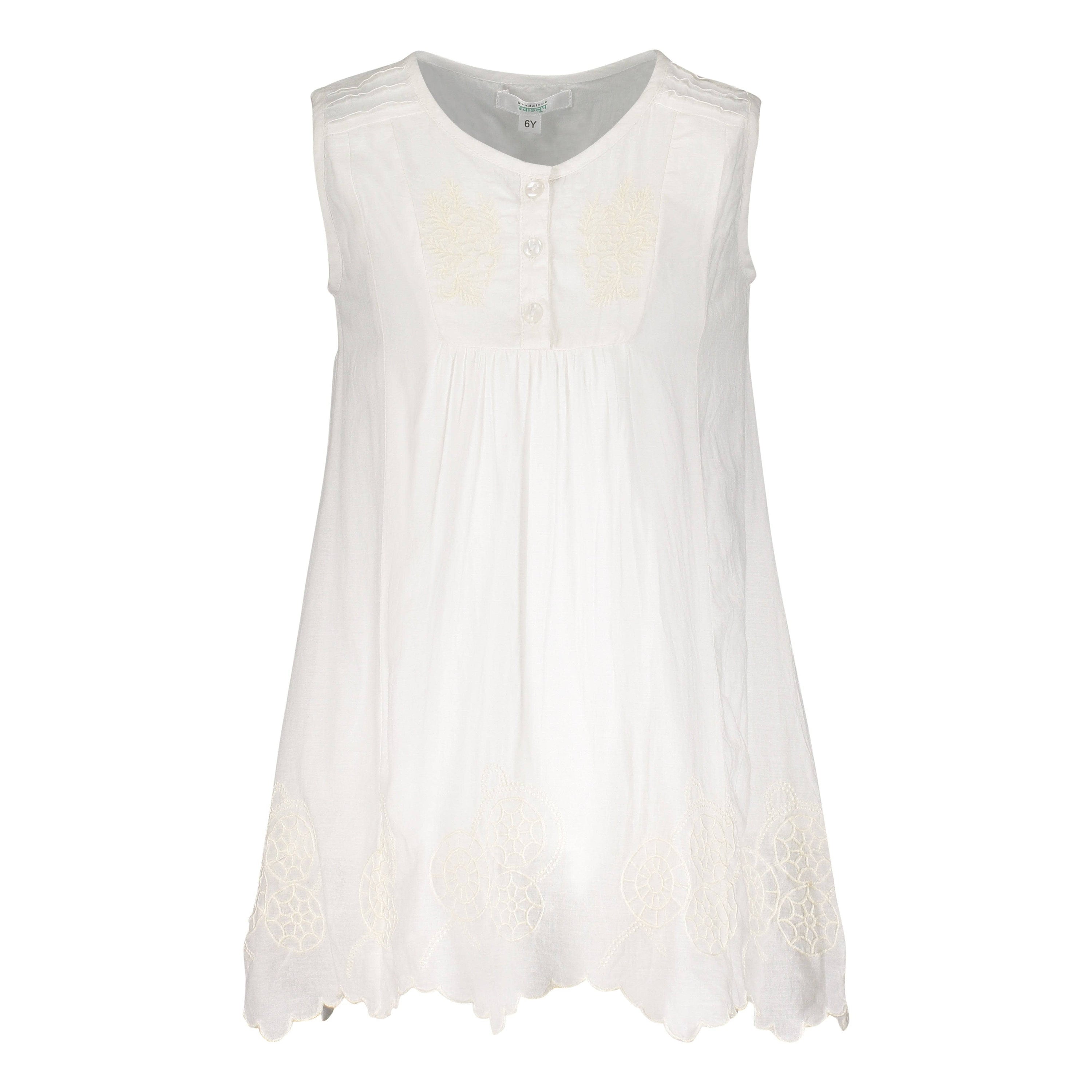 Claudine White Shift Dress