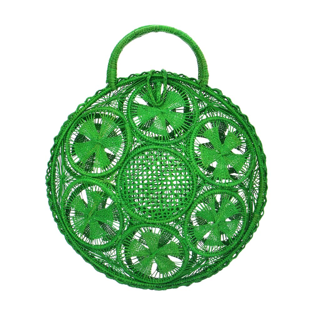 Galapagos Round Basket - Green