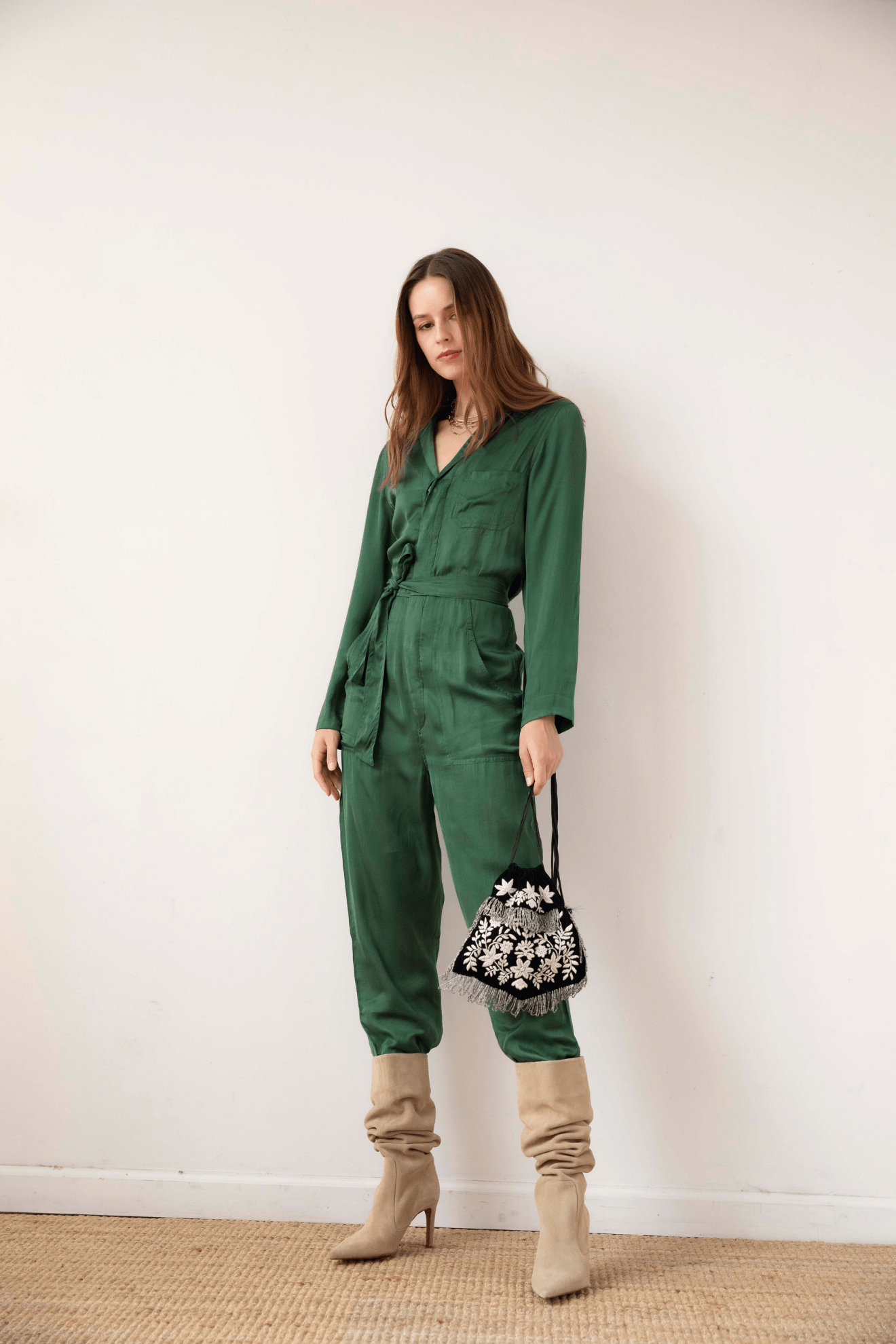 Lydia Jumpsuit Green