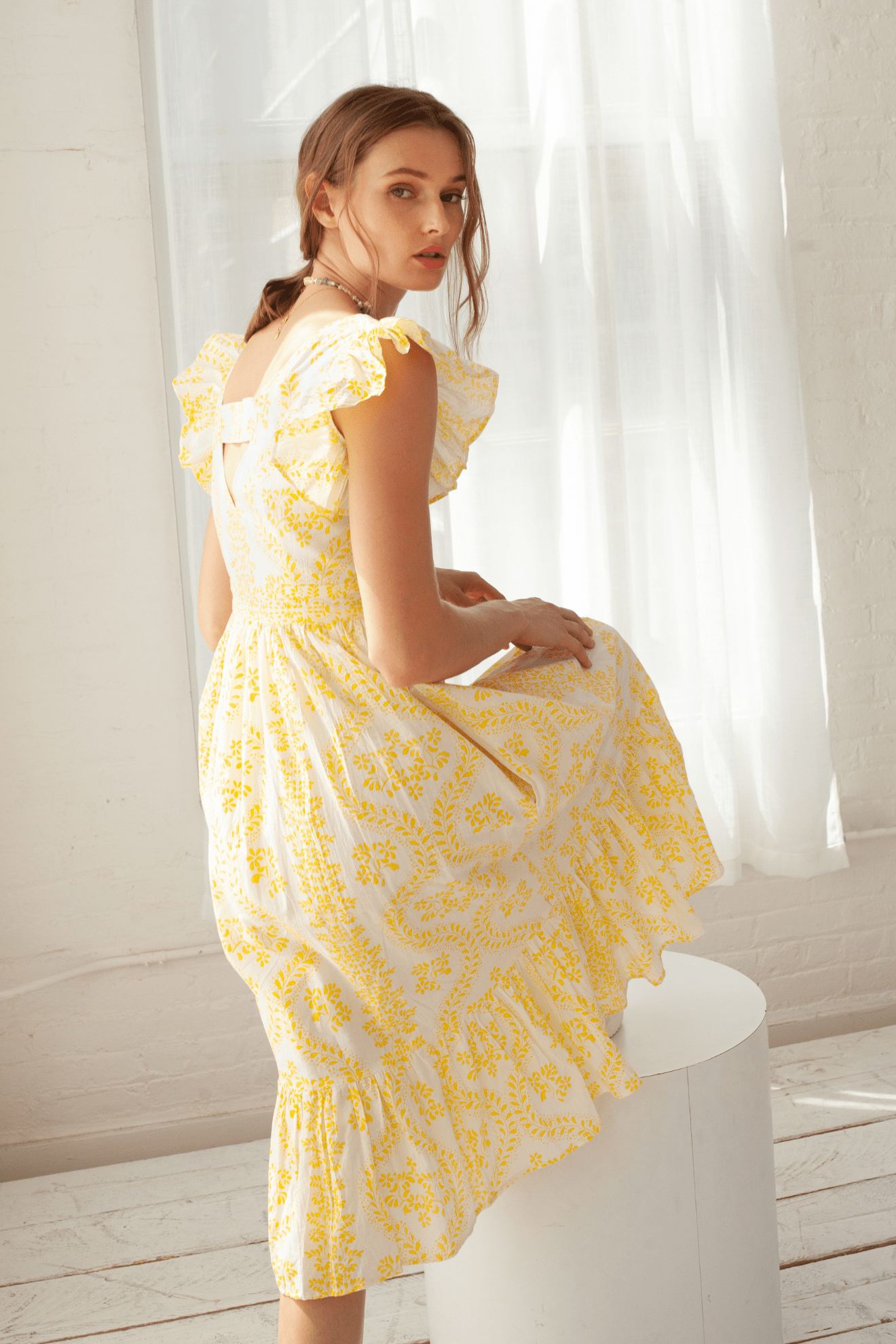 Gianna Dress Yellow