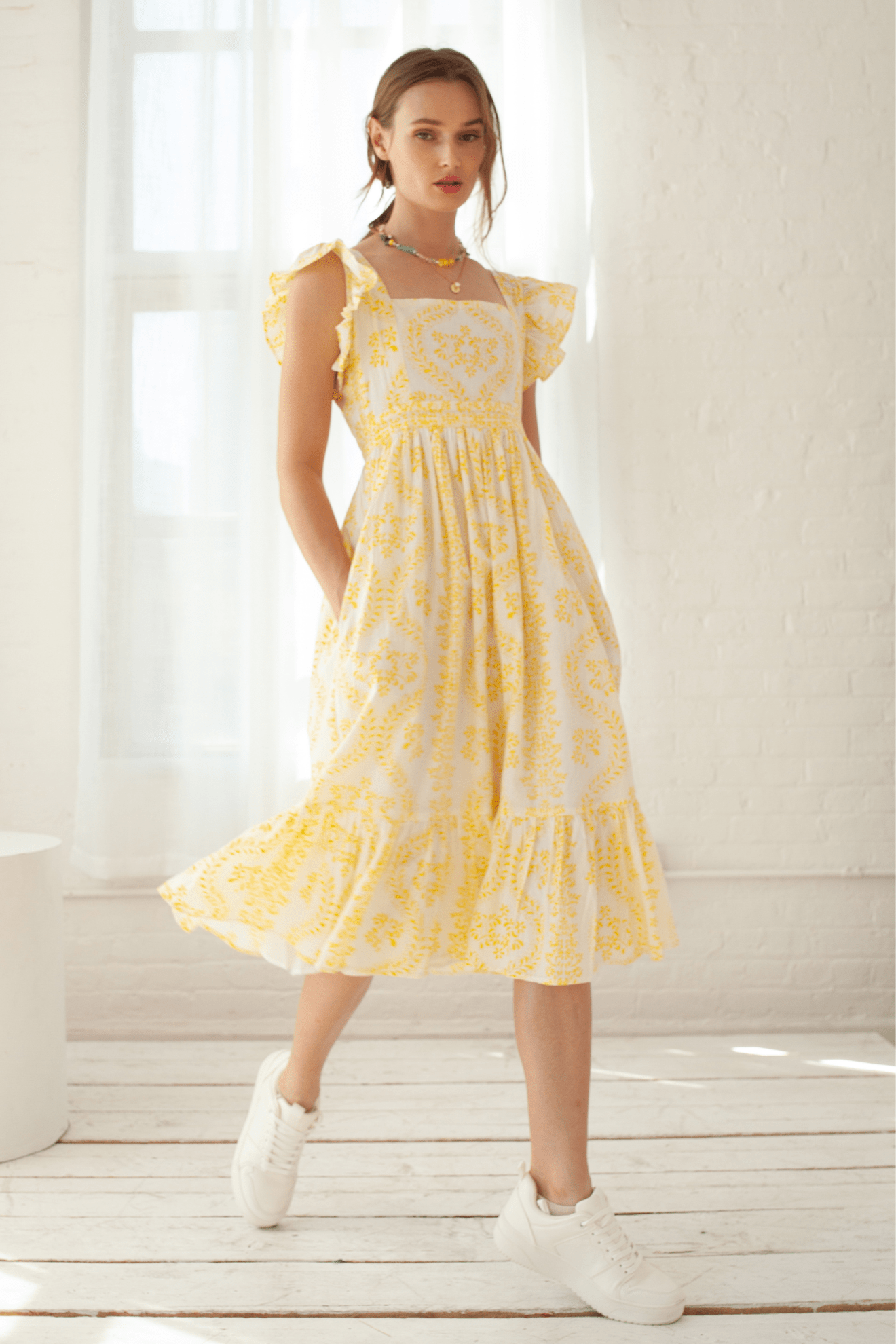 Gianna Dress Yellow