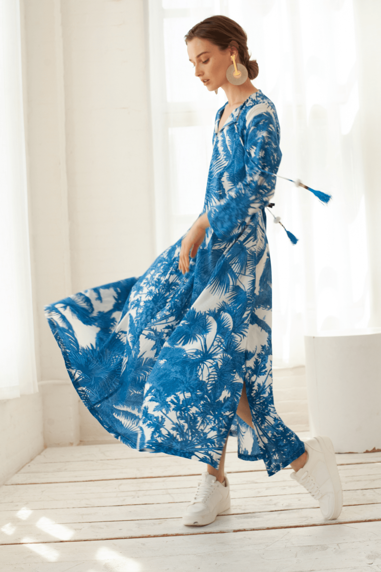 Tunic Leaf Royal Blue