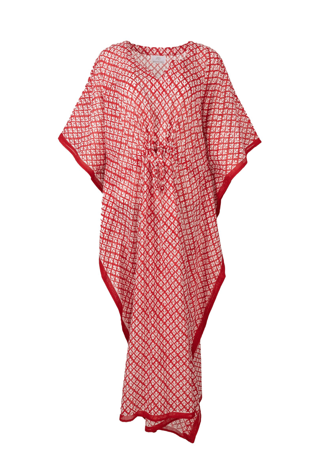 Buti Red Long Kaftan OS