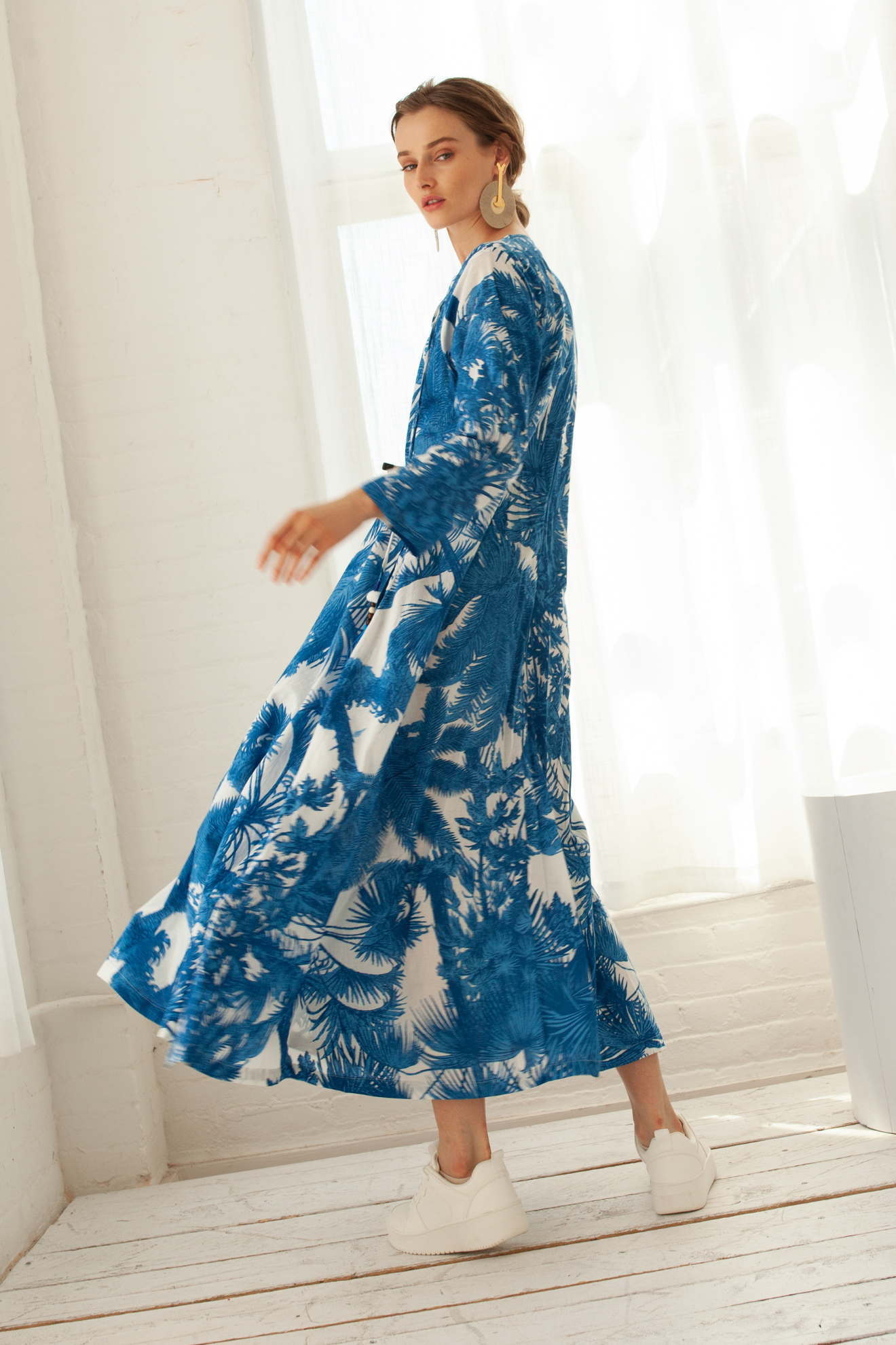 Tunic Leaf Royal Blue