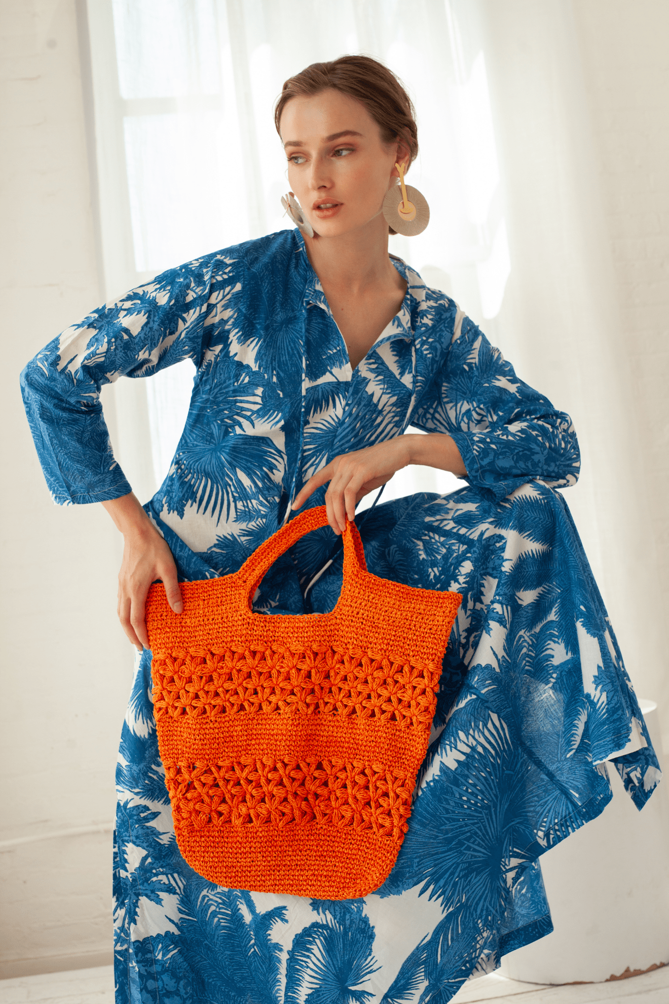 Tunic Leaf Royal Blue
