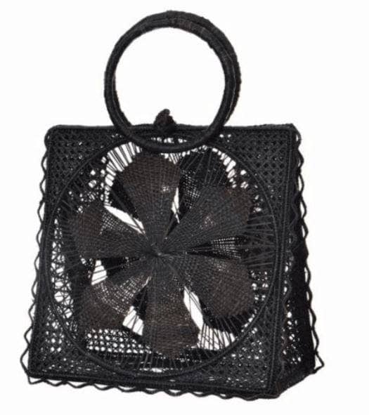 Magnolia Basket Bag - Black