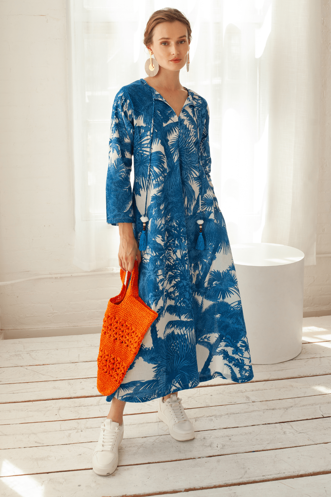 Tunic Leaf Royal Blue