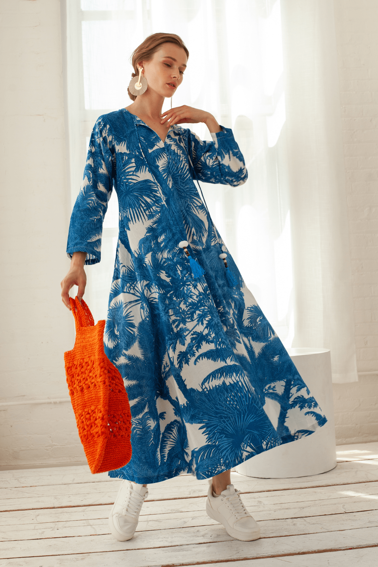 Tunic Leaf Royal Blue