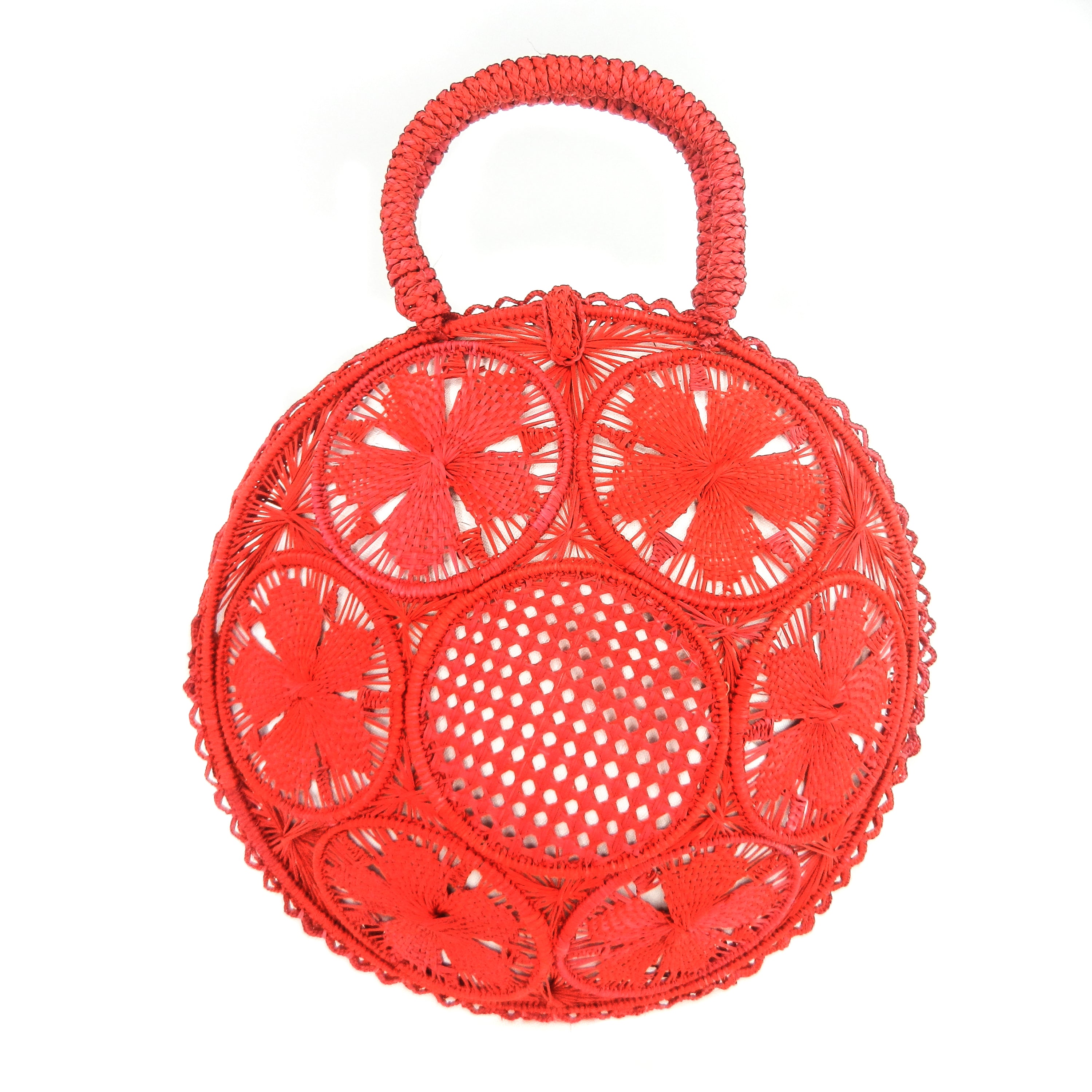Galapagos Round Basket - Red