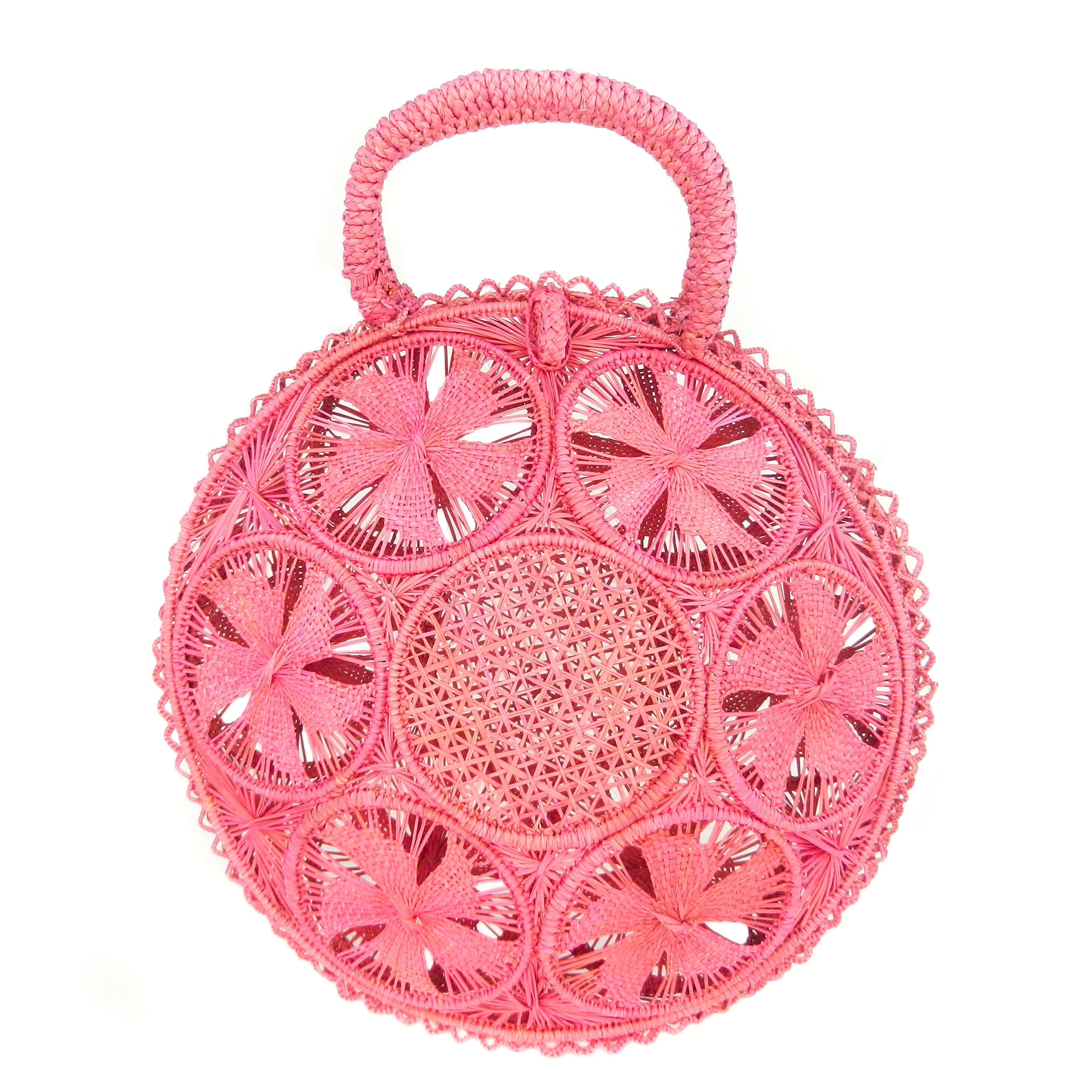 Galapagos Round Basket - Pink