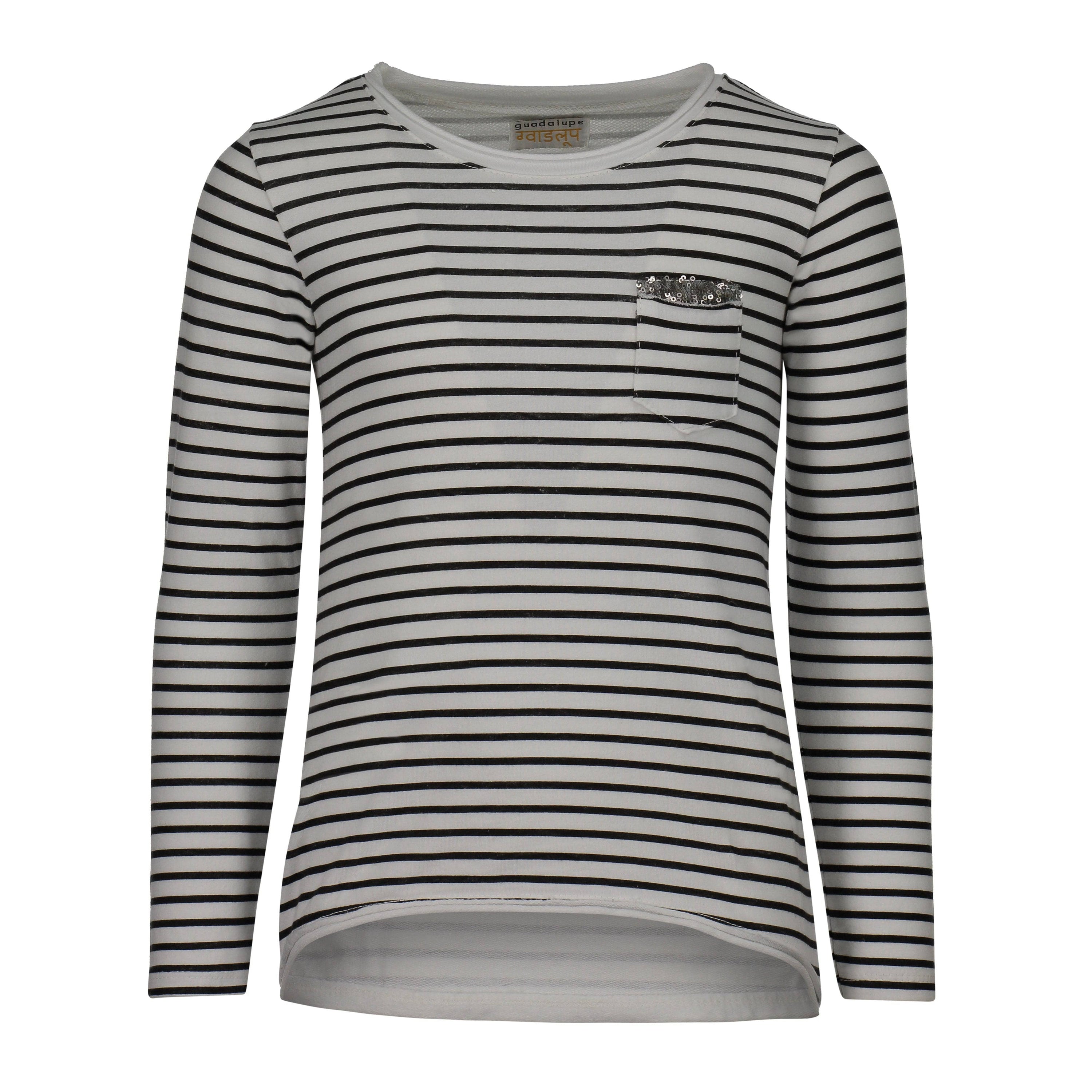 SANDY STRIPED T-SHIRT ROSE