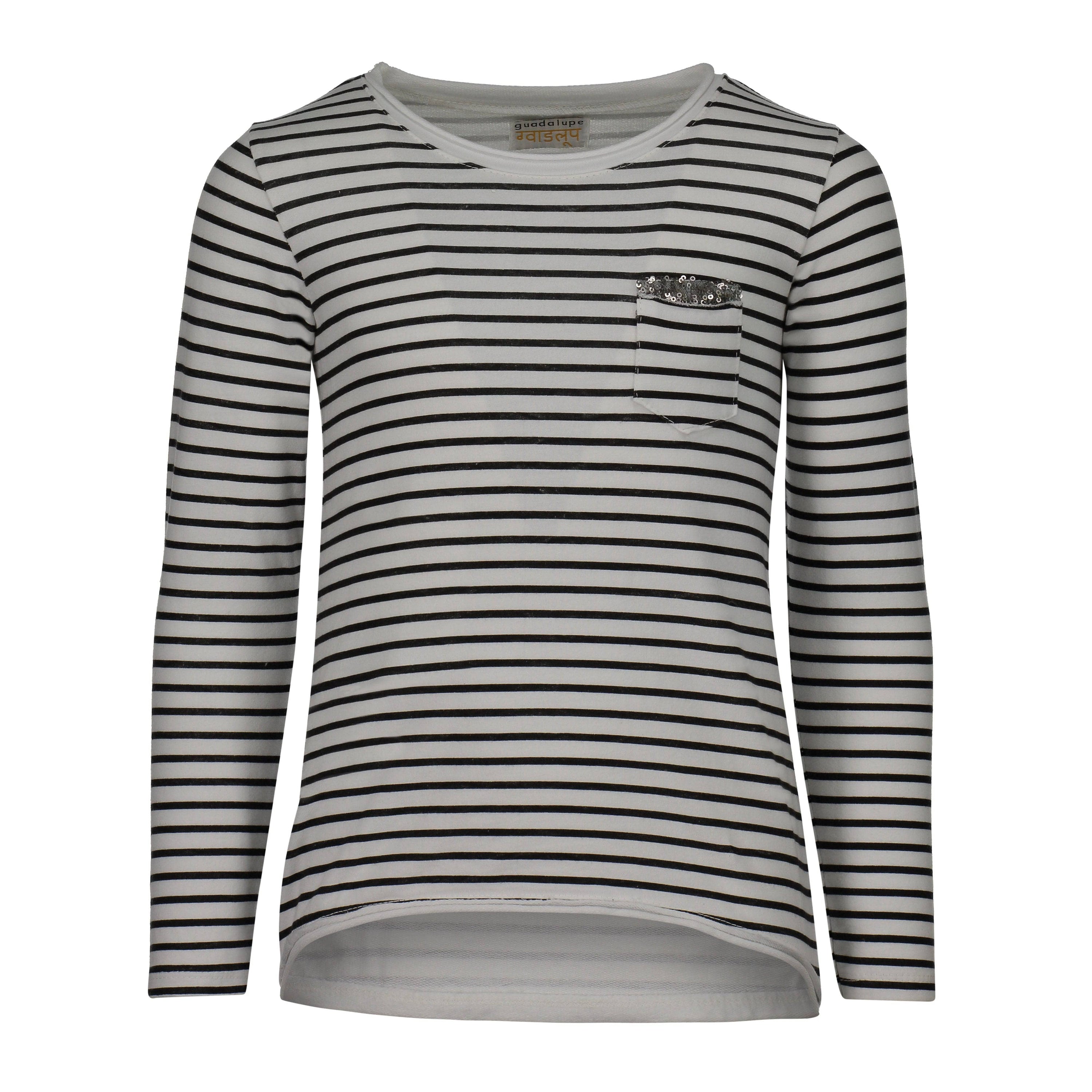 Sandy Striped T-Shirt White