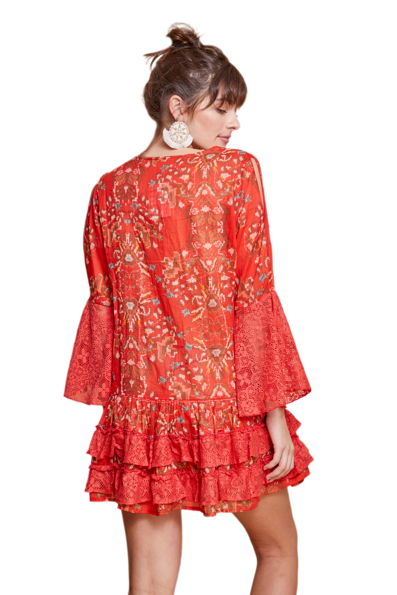 KEIRA SHORT DRESS RED