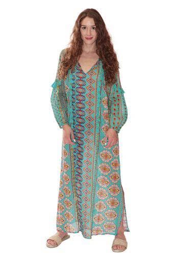 BODRUM TUNIC BLUE & MULTI