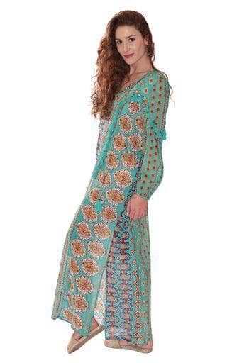 BODRUM TUNIC BLUE & MULTI