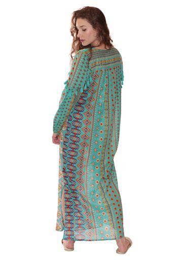 BODRUM TUNIC BLUE & MULTI