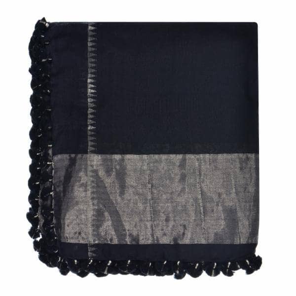 Tenley Shawl - Black/Silver