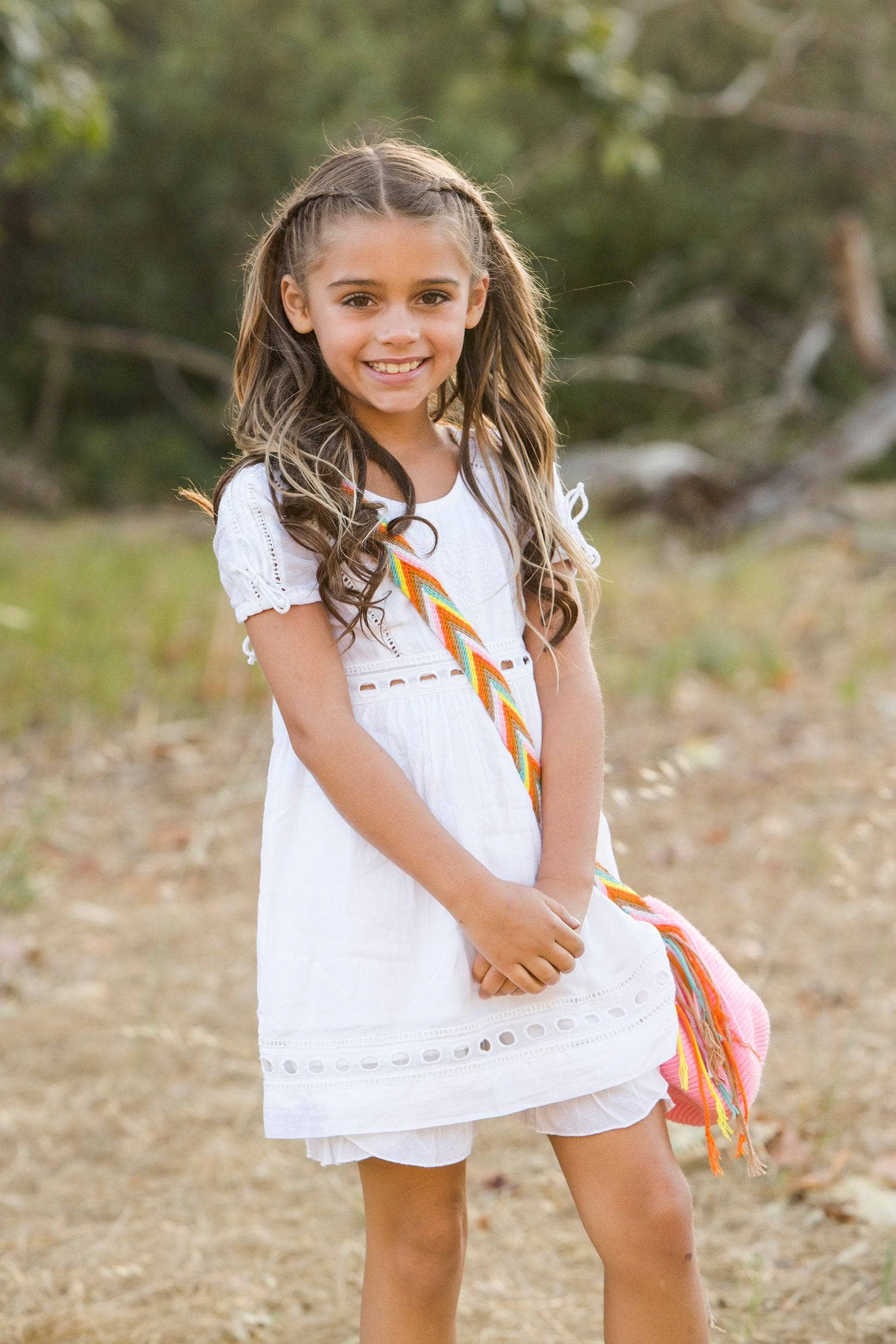 ZARINA EYELET DRESS